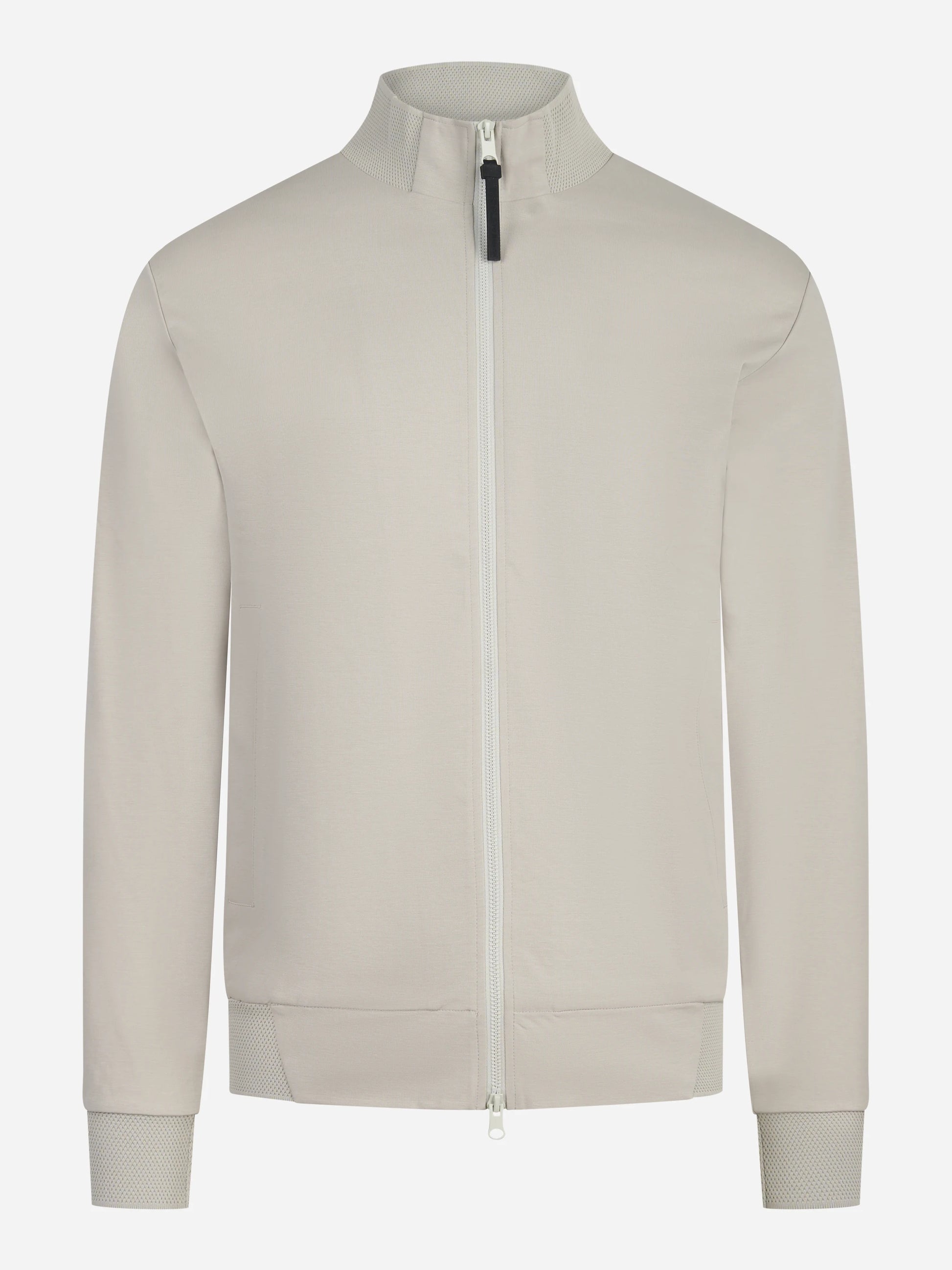 Felpa full zip Saku beige