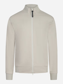 Felpa full zip Saku beige