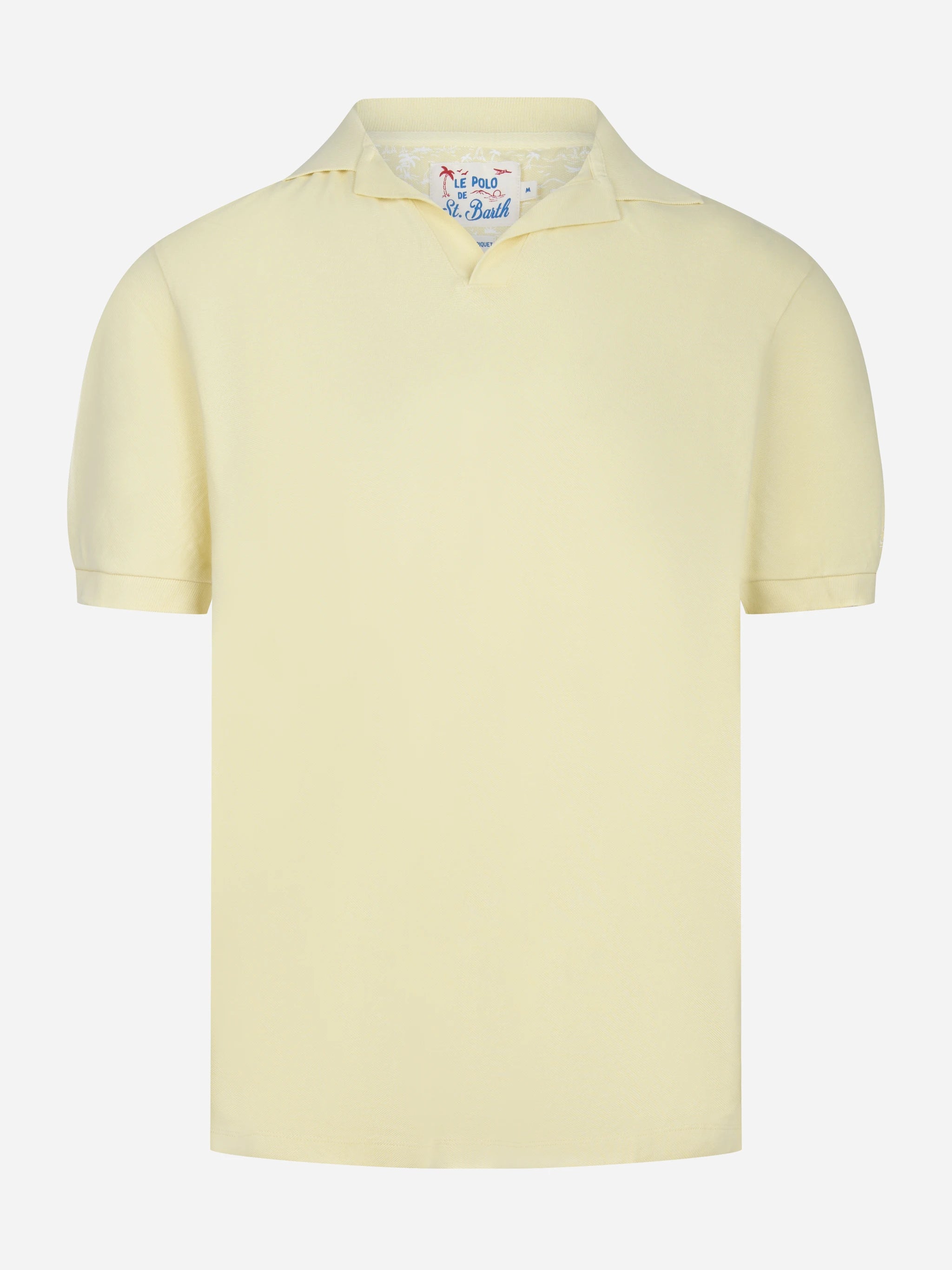 Polo skipper Charles in cotone stertch giallo