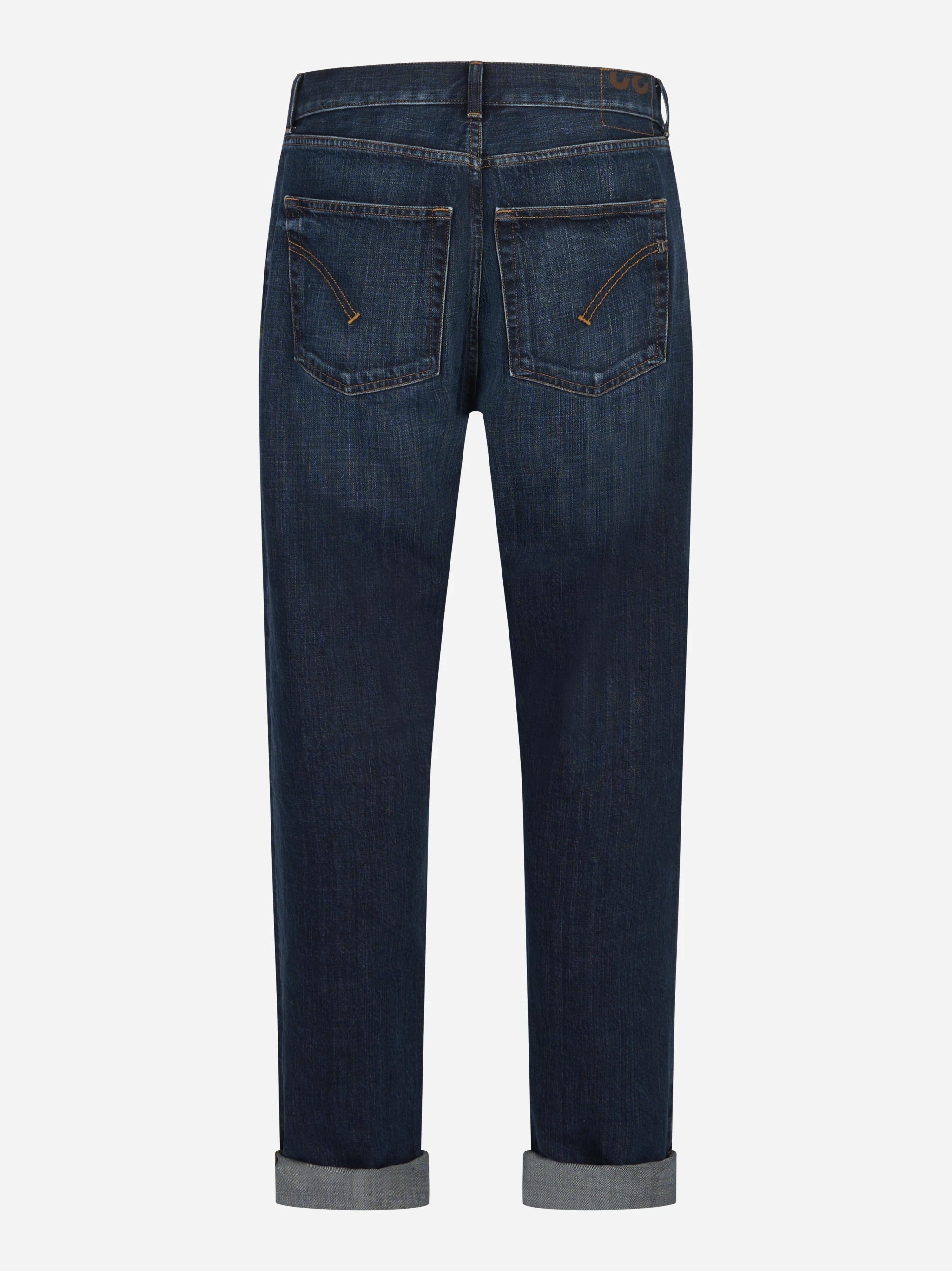 Jeans loose fit Erwin in denim fermo blu