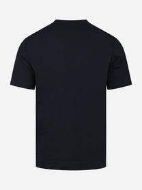 T-shirt manica corta blu in cotone ossigeno