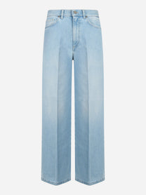 Jeans Wide Leg kendal in denim stretch