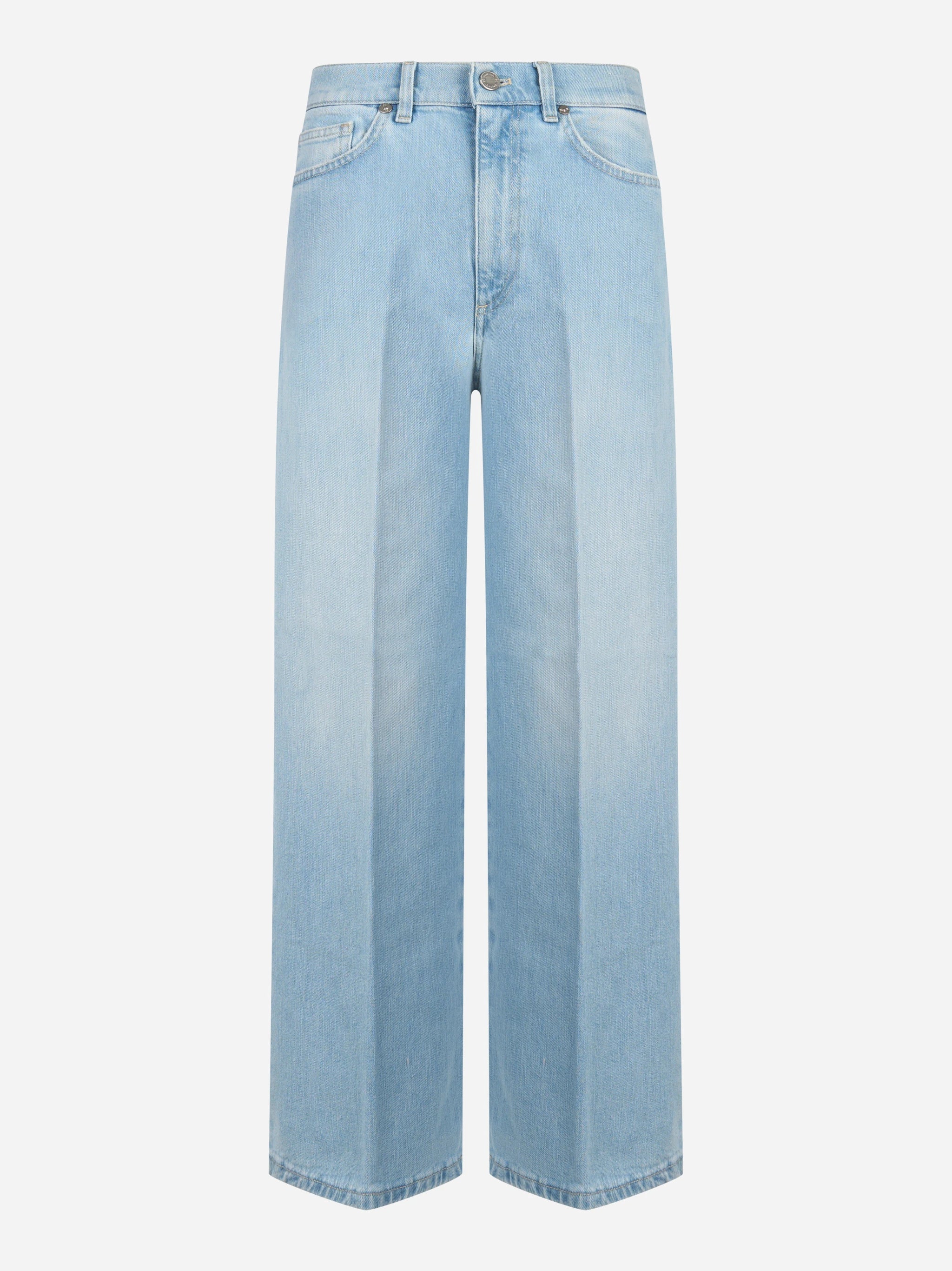 Jeans Wide Leg kendal in denim stretch