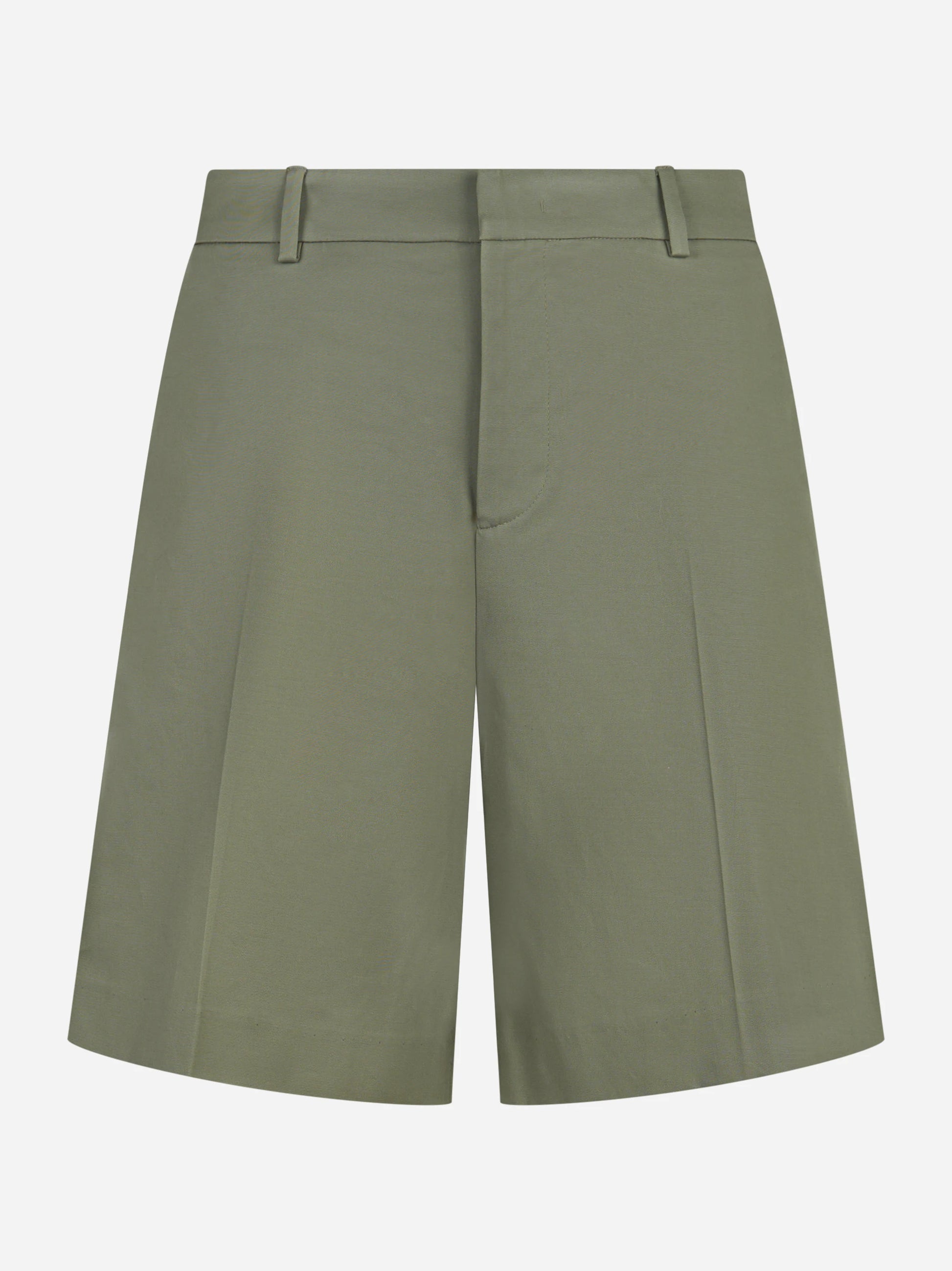 Shorts Olivia in cotone stretch beige