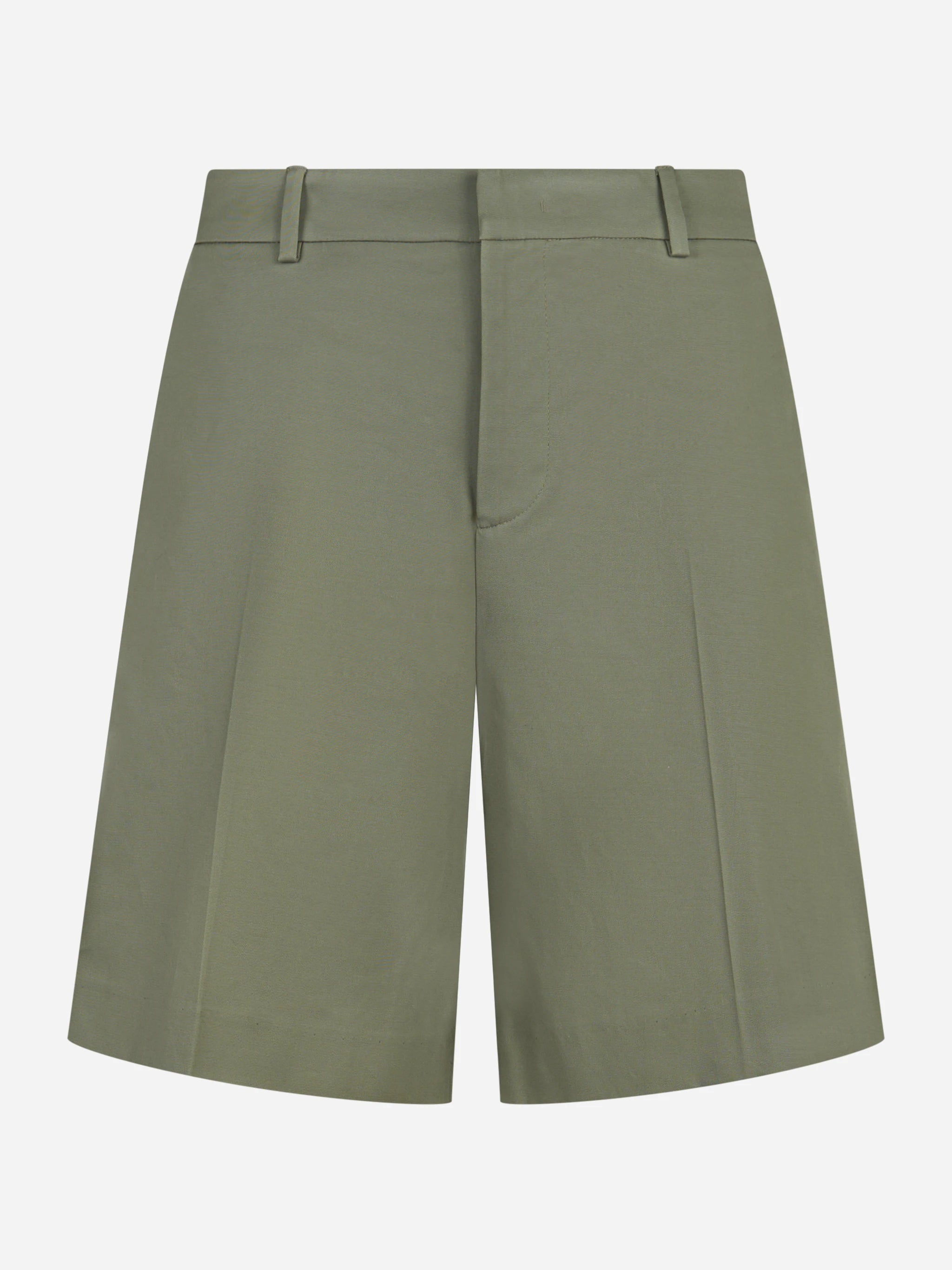 Shorts Olivia in cotone stretch beige