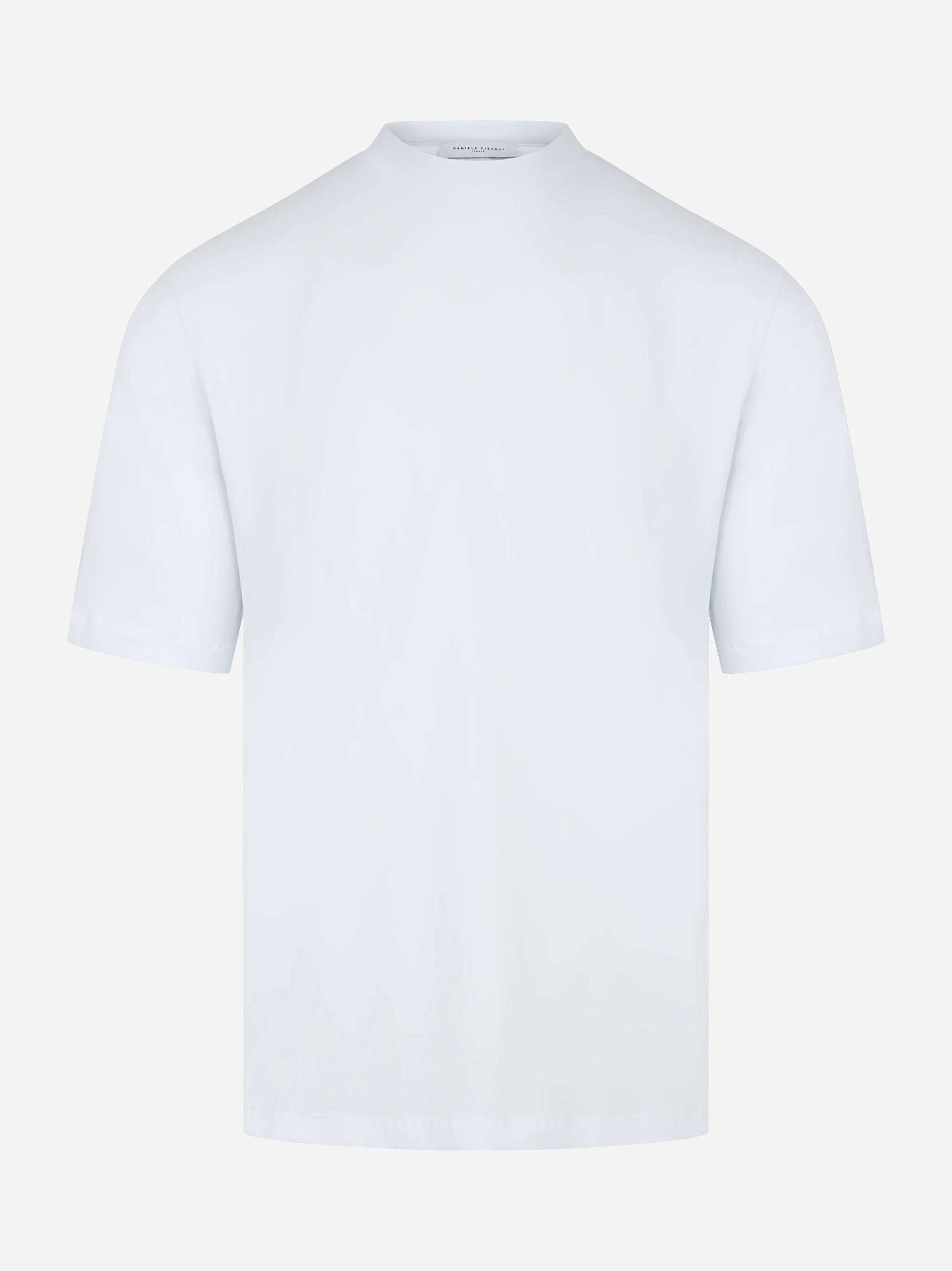 T-shirt in cotone stretch loose fit bianca