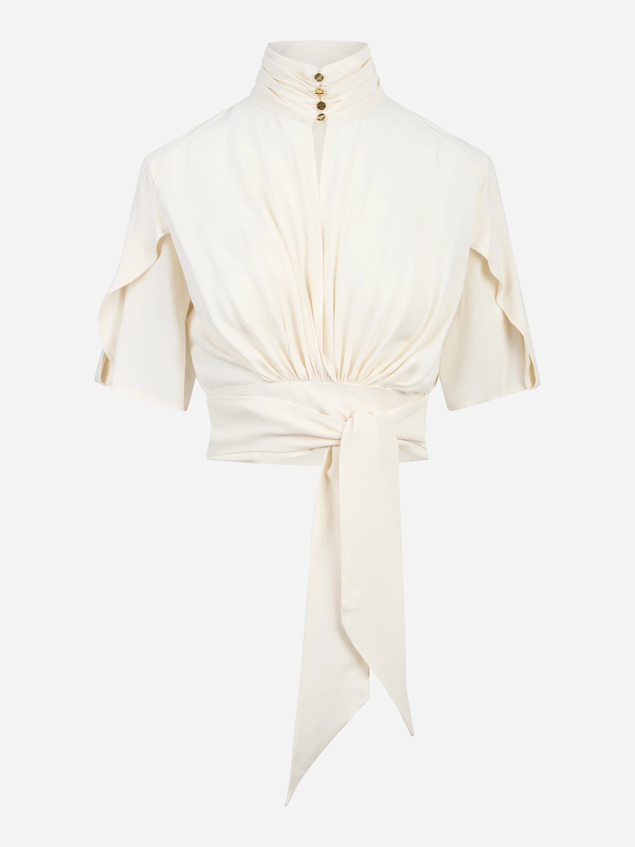Blusa in georgette di viscosa