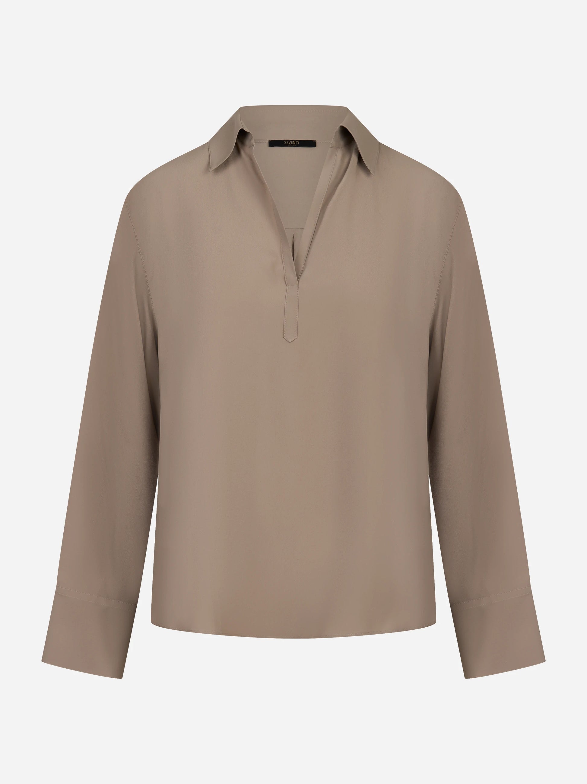 Camicia in Crepe Misto Seta