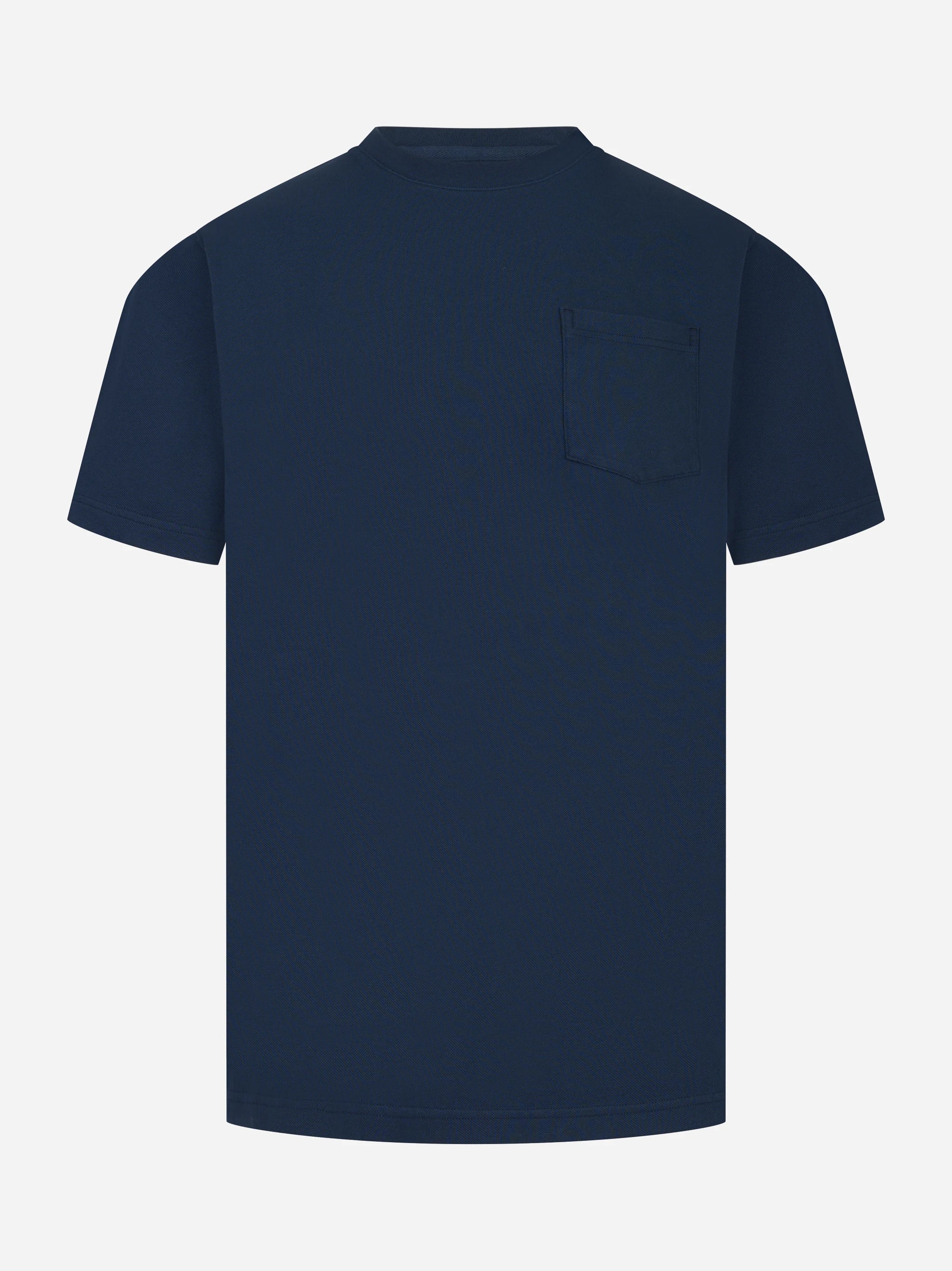 T-shirt girocollo Bakewell con taschino blu