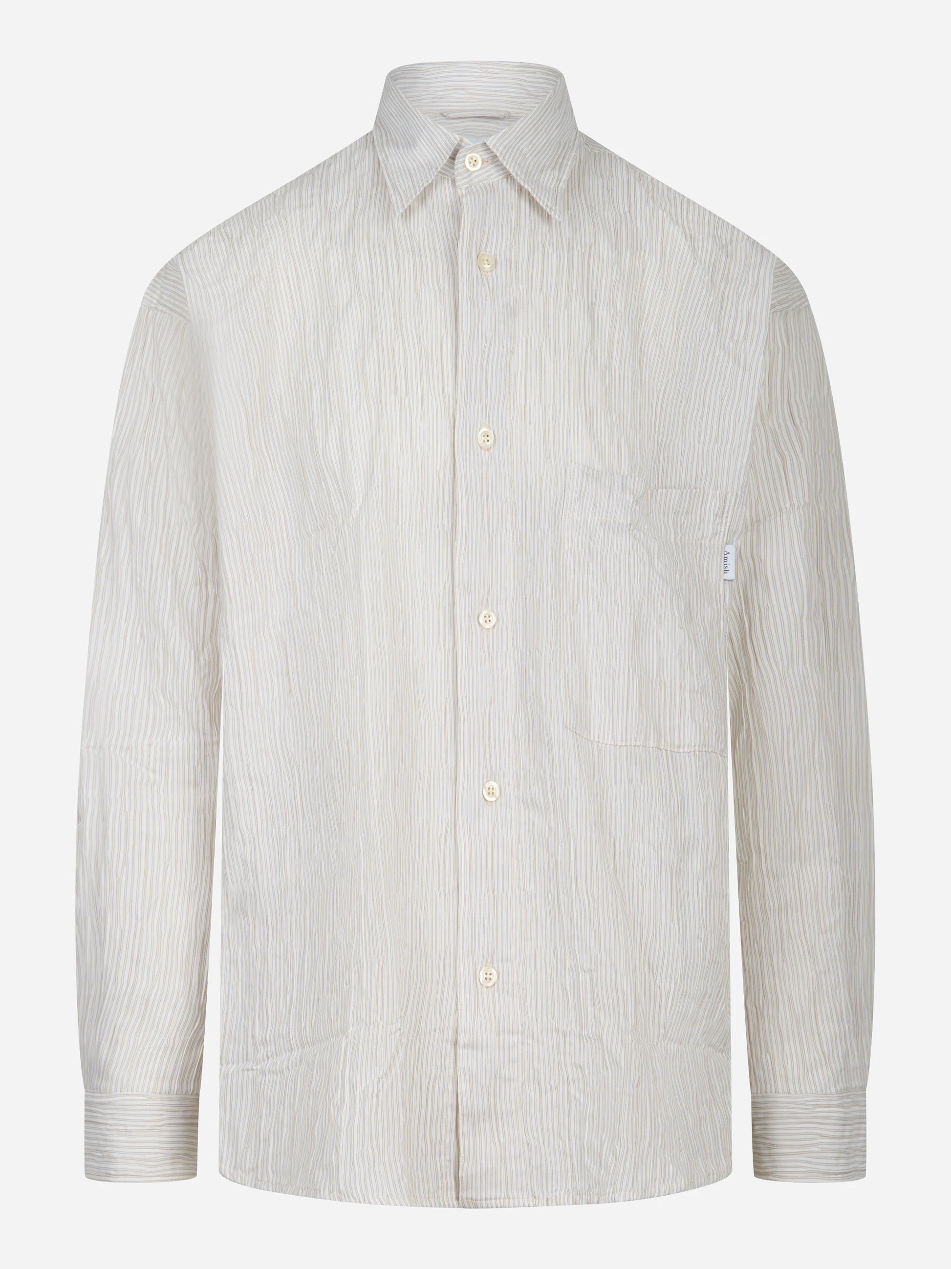 Camicia over con motivo a righe