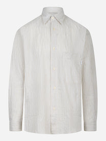 Camicia over con motivo a righe