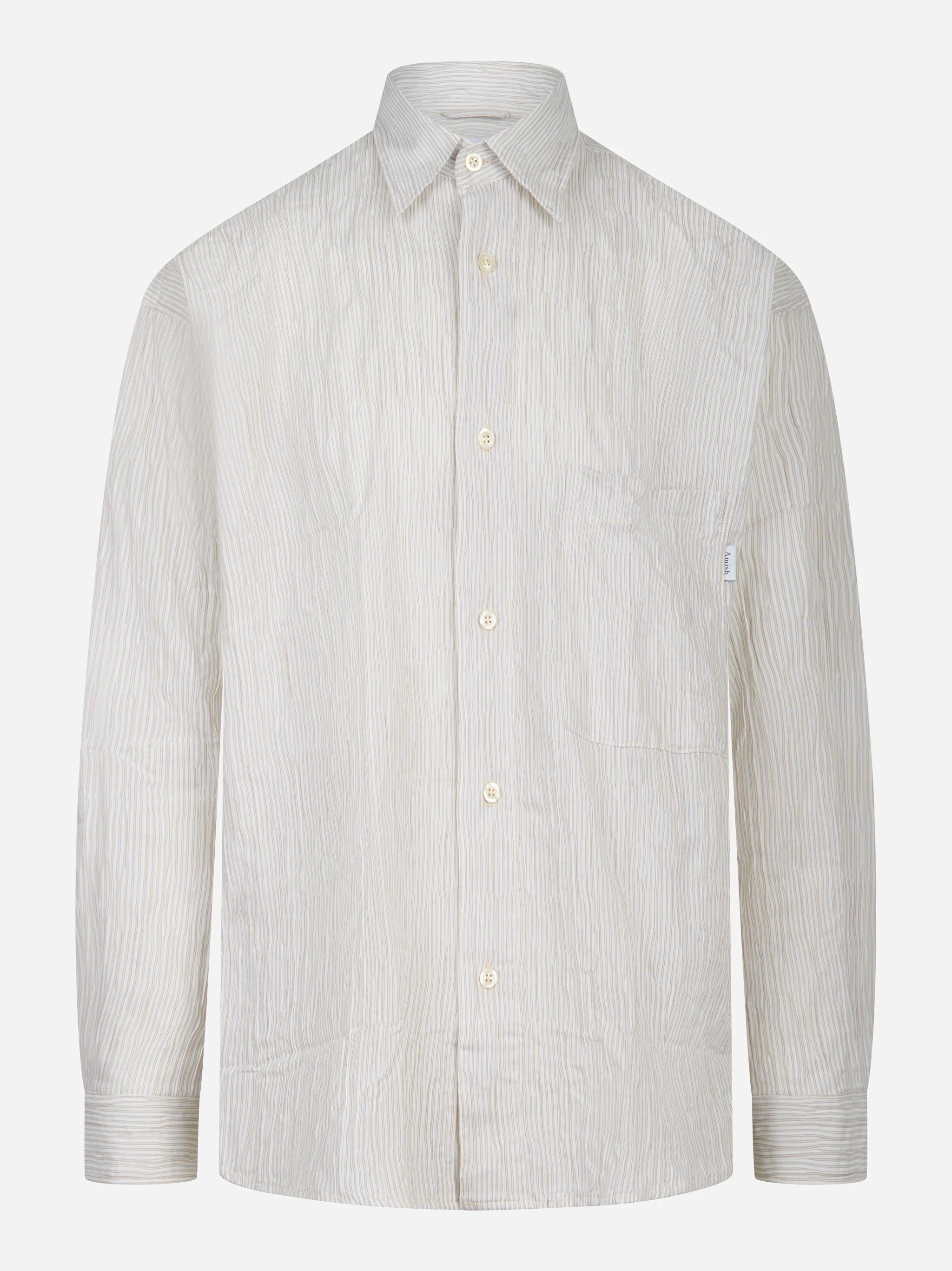 Camicia over con motivo a righe