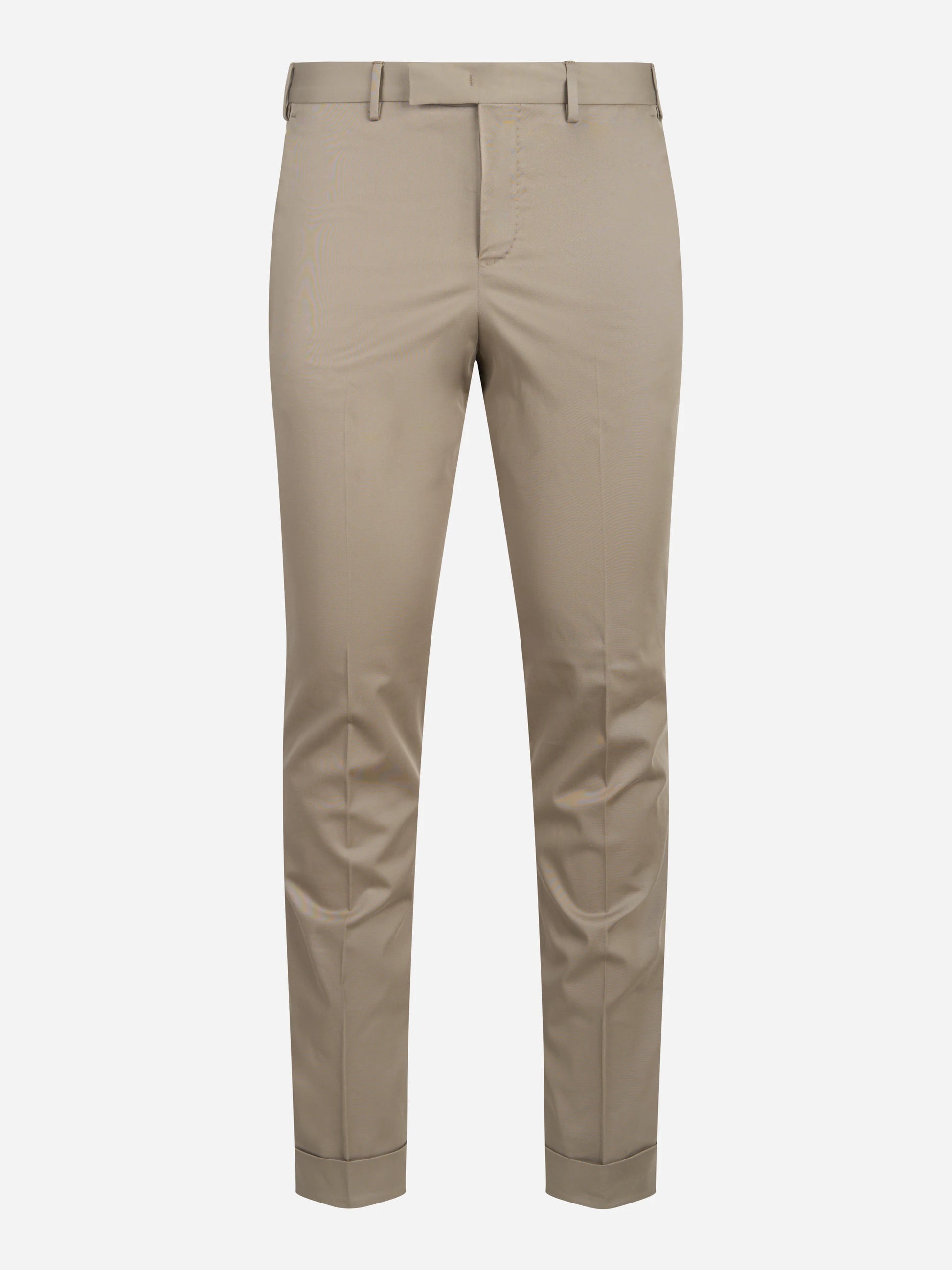 Pantalone Master in cotone seta stretch beige