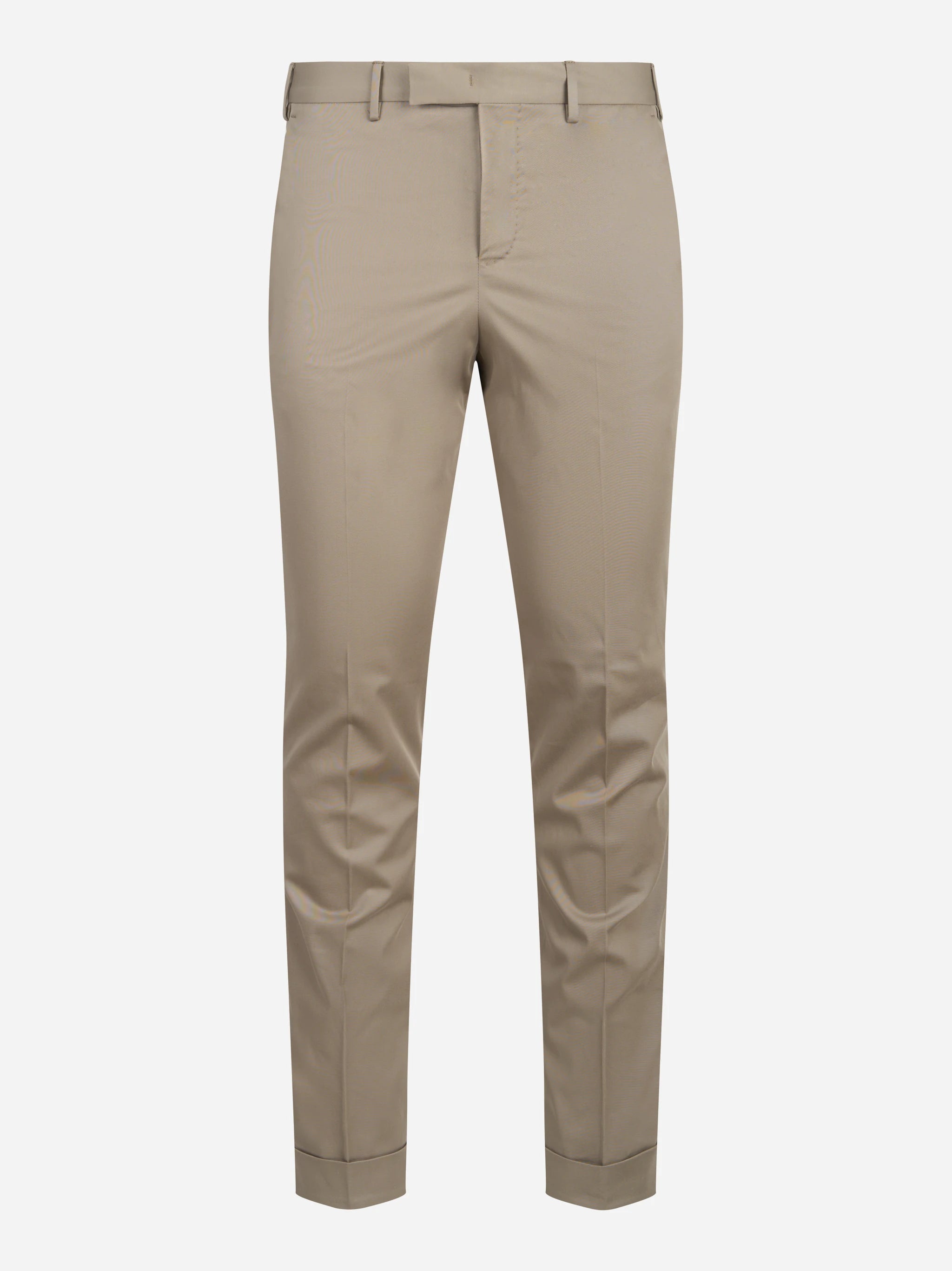 Pantalone Master in cotone seta stretch beige