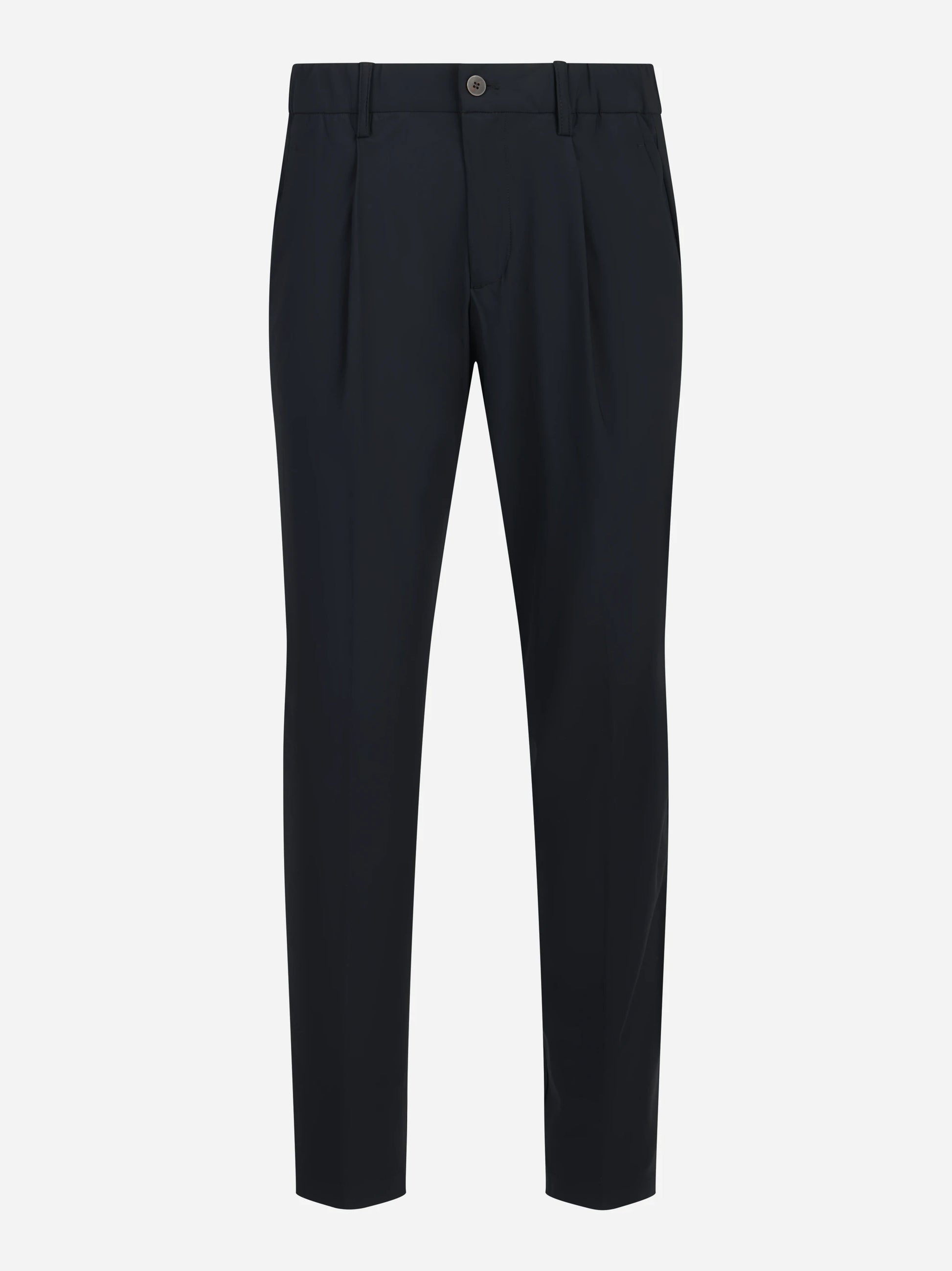 Pantalone tecnico con elastico in vita nero