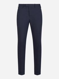 Pantalone Master in lana stretch blu