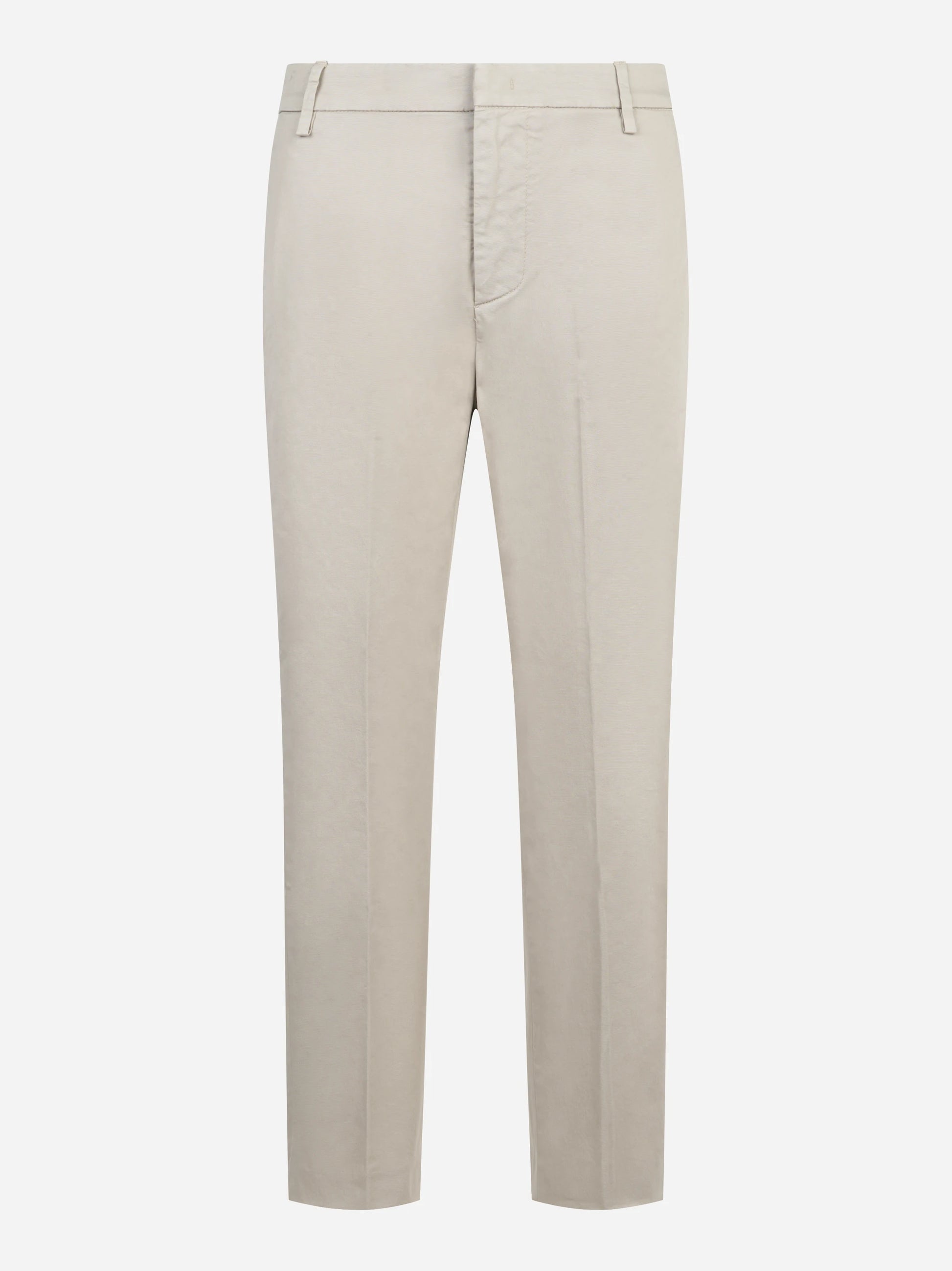 Pantalone Nima loose fit in cotone stretch beige