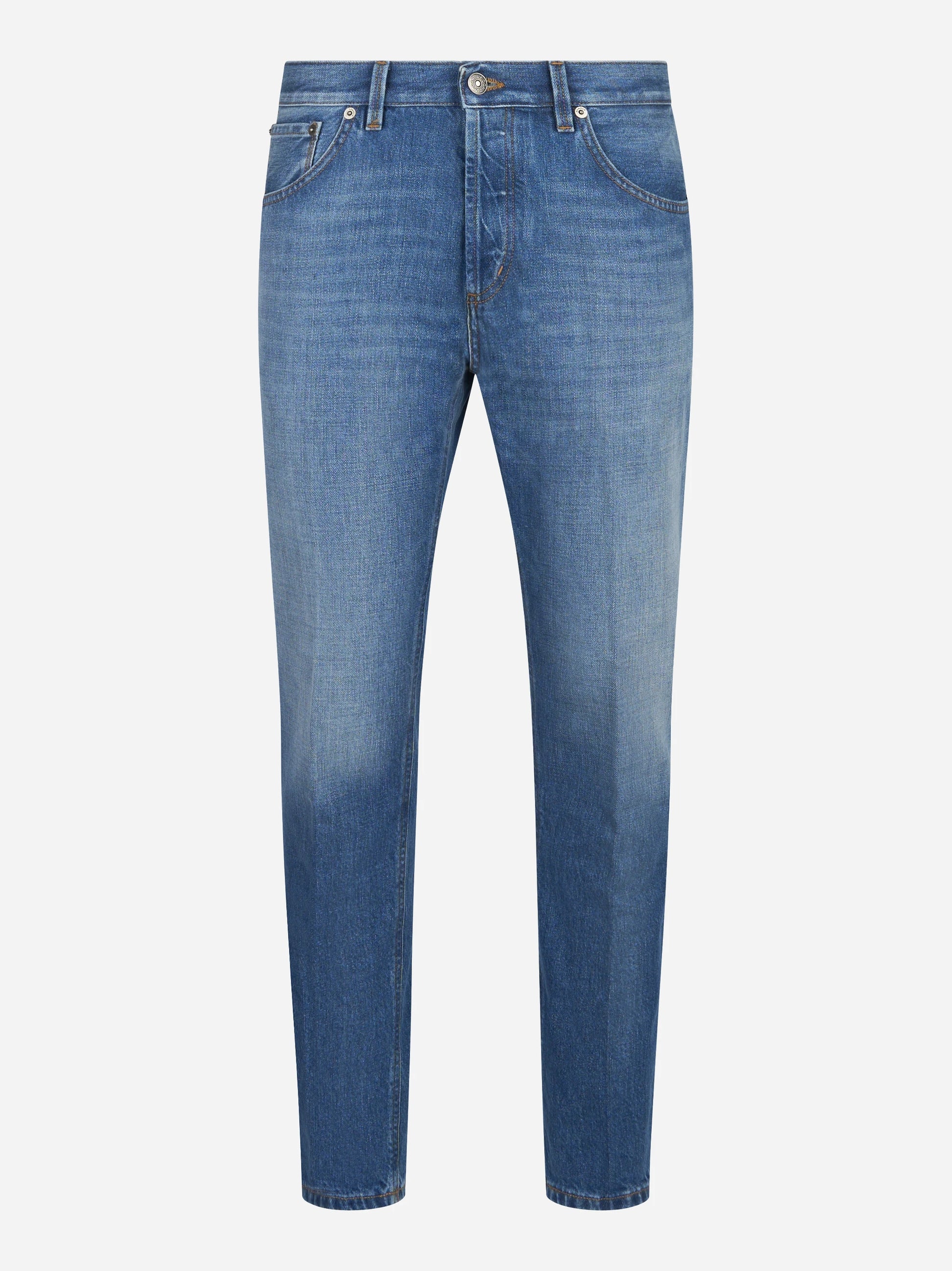 Jeans carrot fit Brighton in denim fermo
