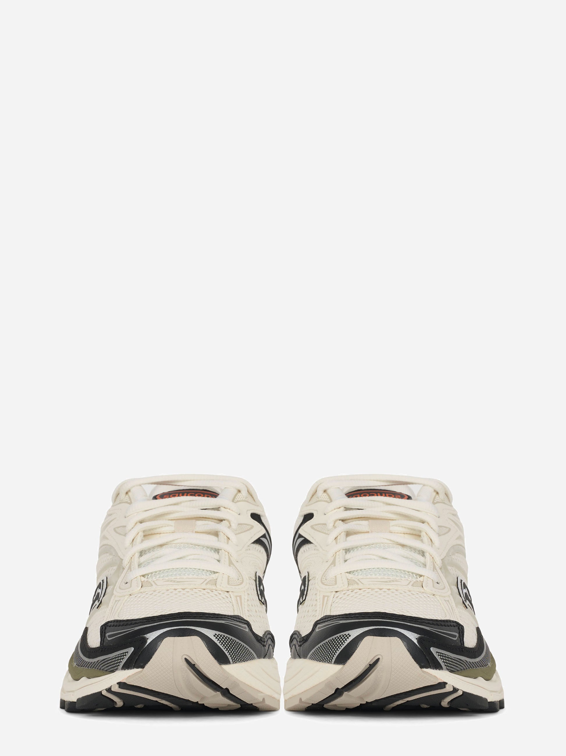 Sneakers Progrid Omni 9 in pelle e tela beige