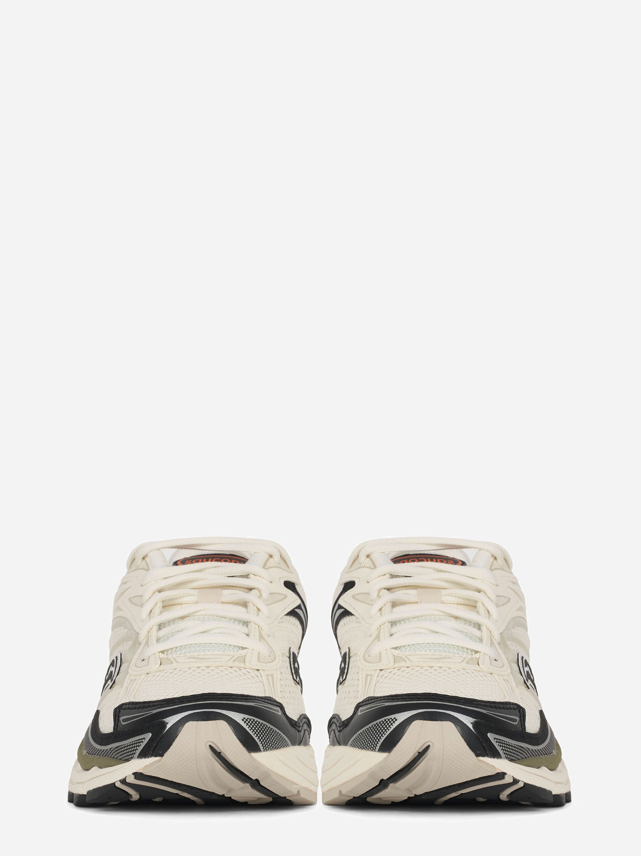 Sneakers Progrid Omni 9 in pelle e tela beige
