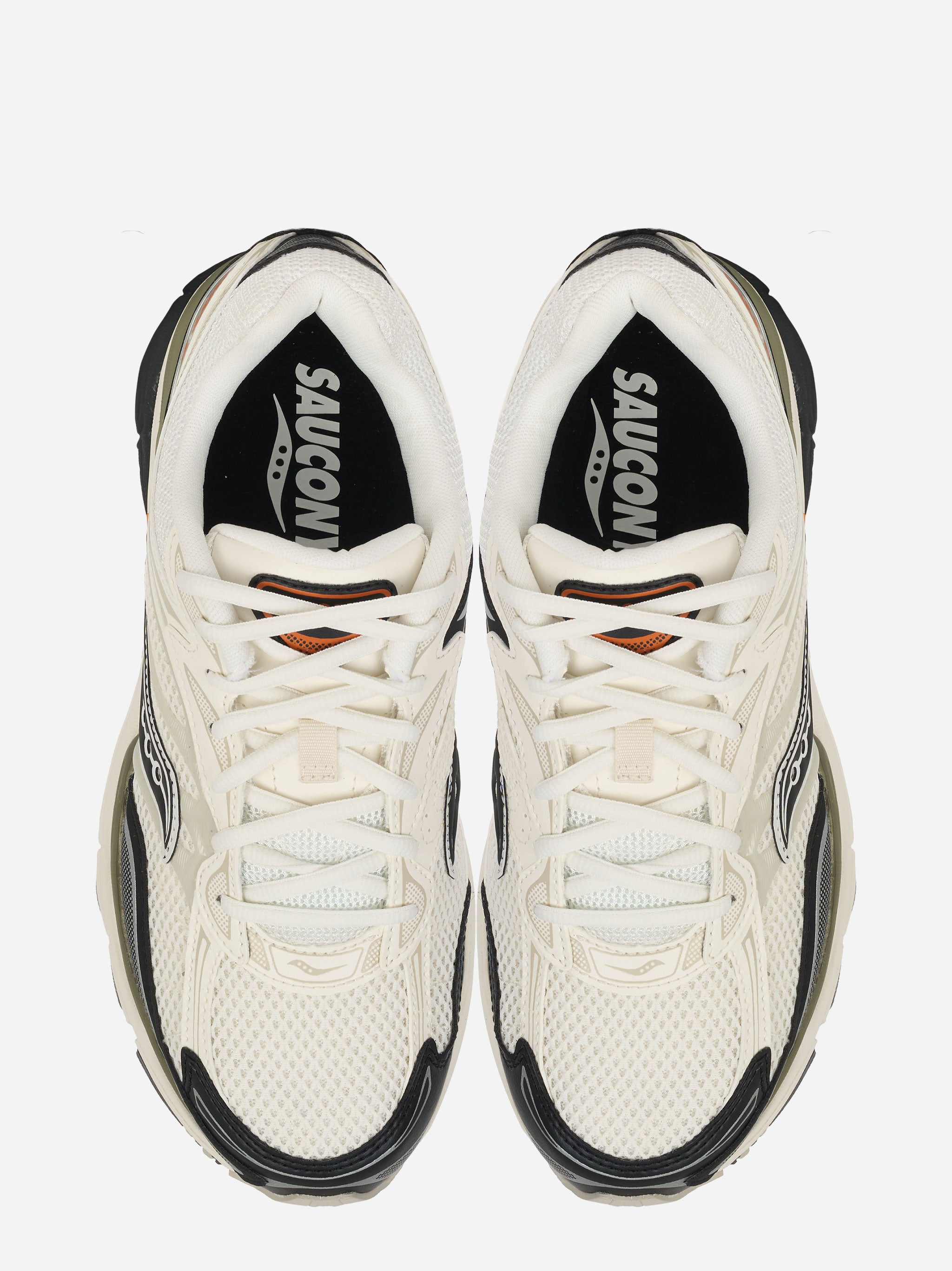 Sneakers Progrid Omni 9 in pelle e tela beige