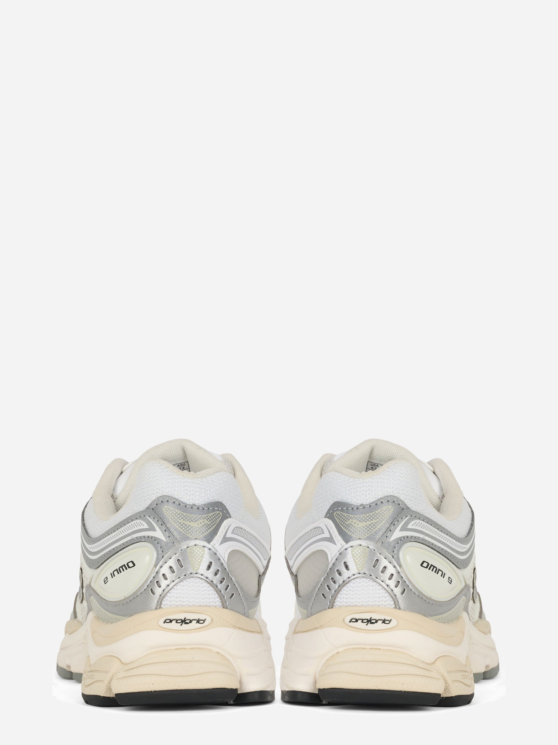 Sneakers Progrid Omni 9 in pelle e tela bianca