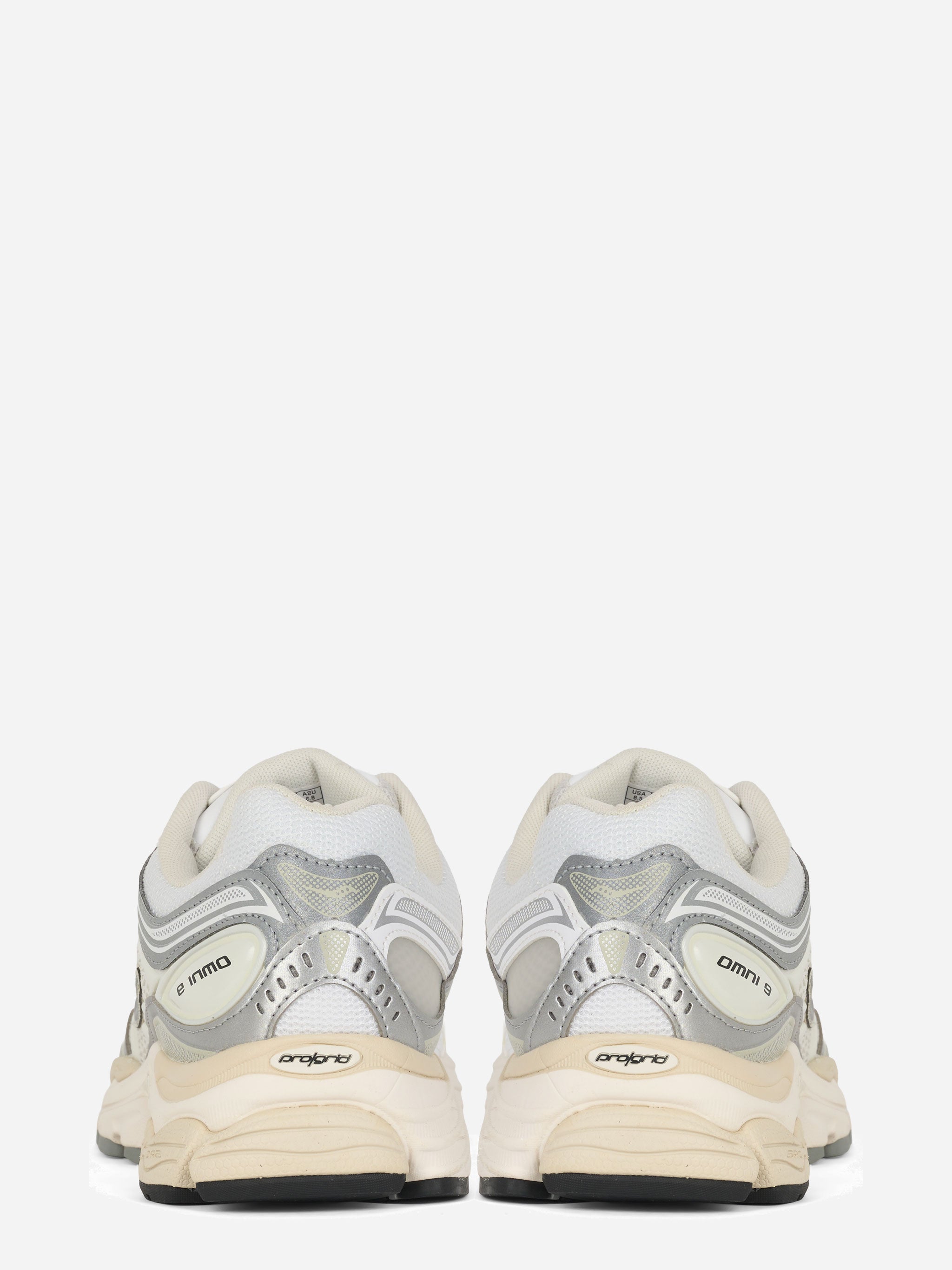 Sneakers Progrid Omni 9 in pelle e tela bianca