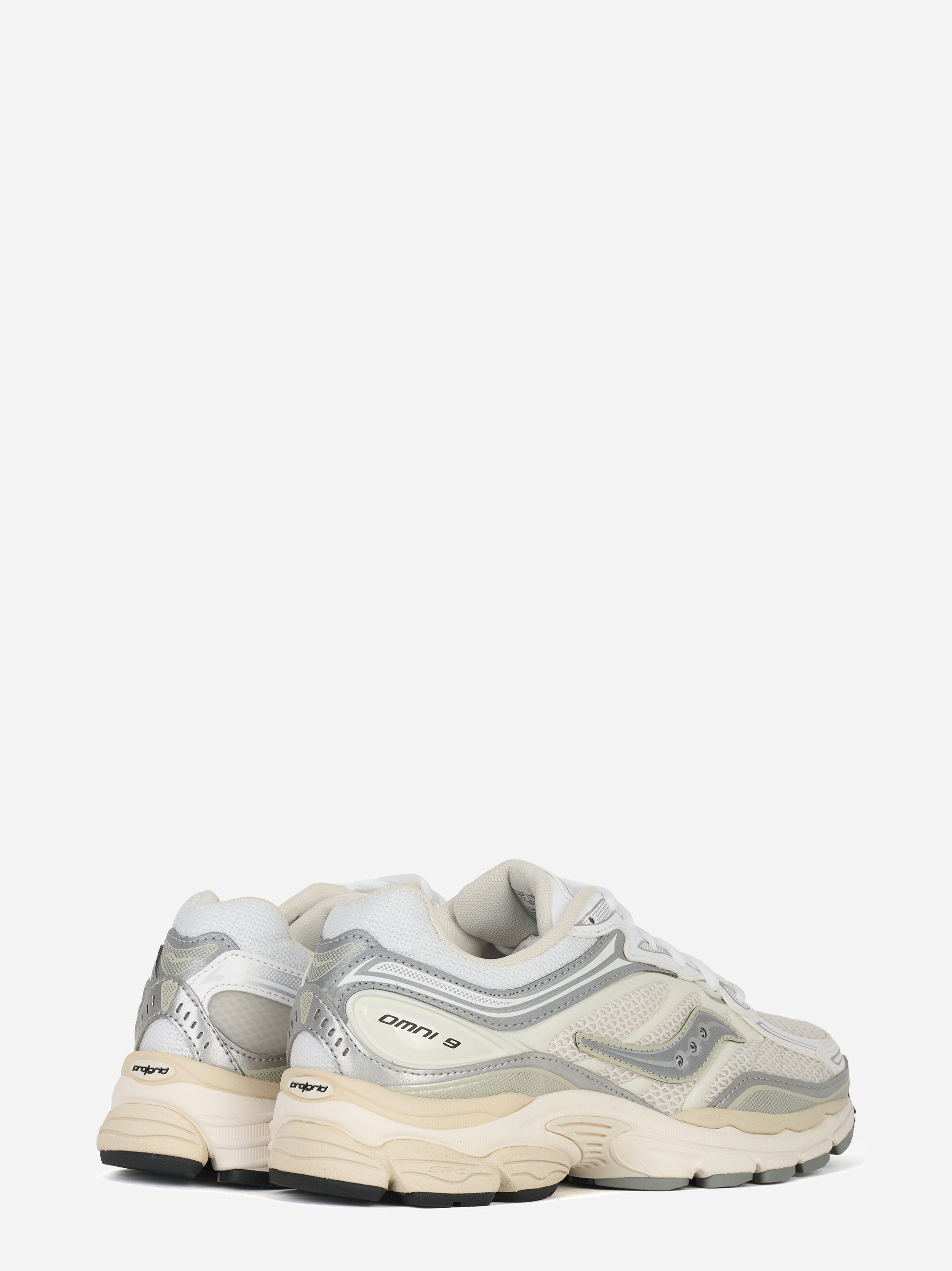 Sneakers Progrid Omni 9 in pelle e tela bianca