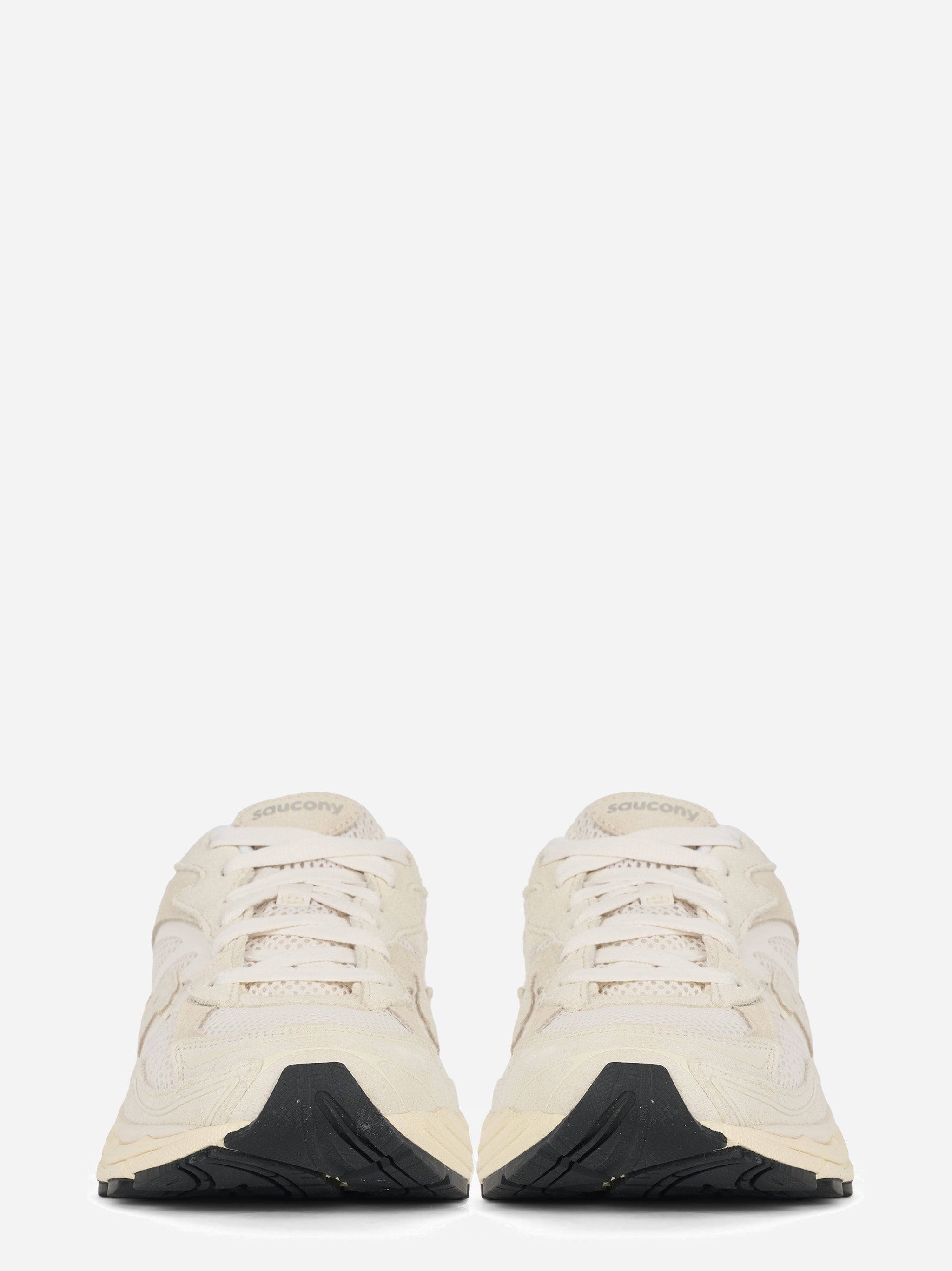 Sneakers Progrid Omni 9 in suede e tela bianca