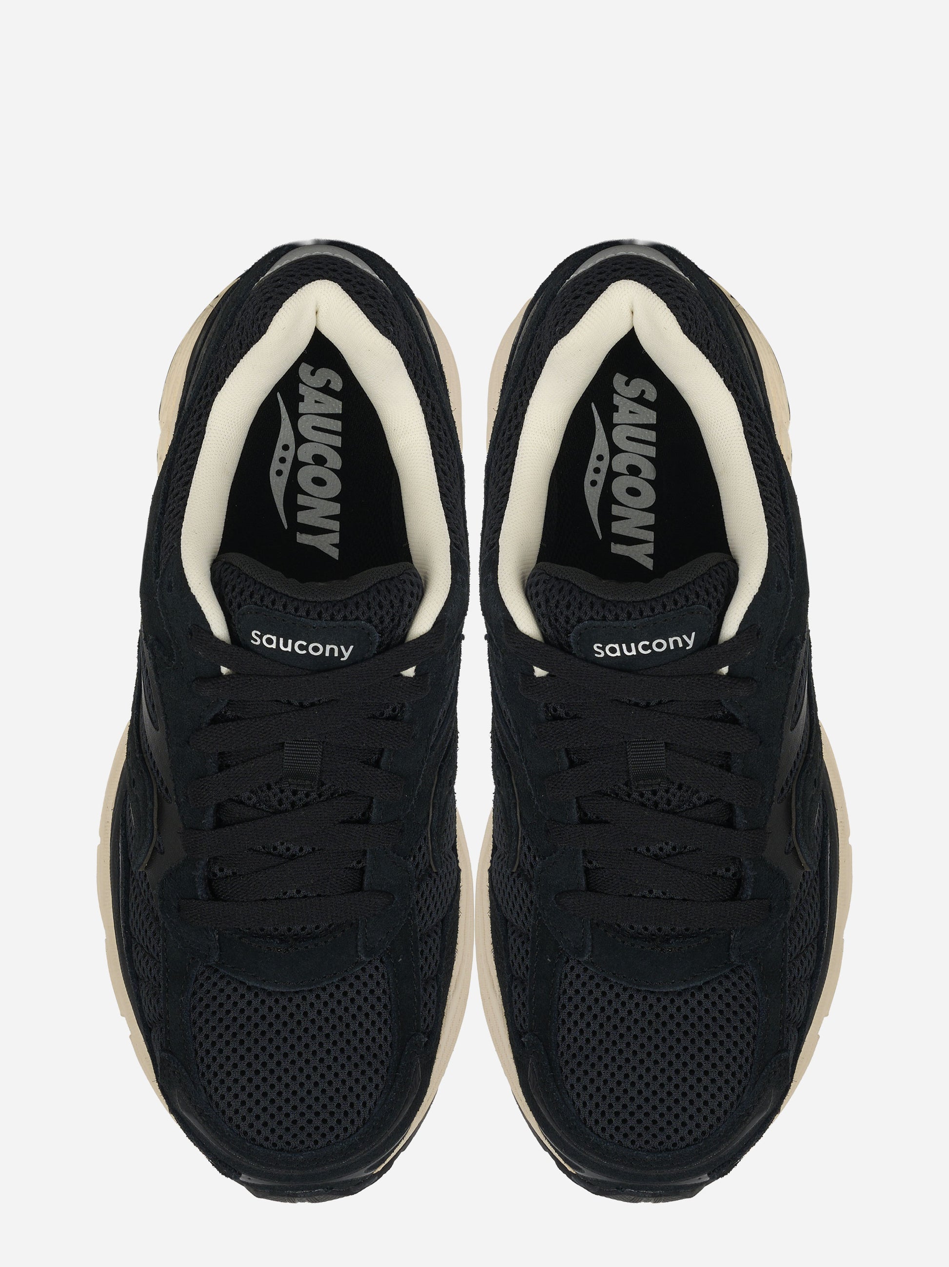 Sneakers Progrid Omni 9 in suede e tela nera