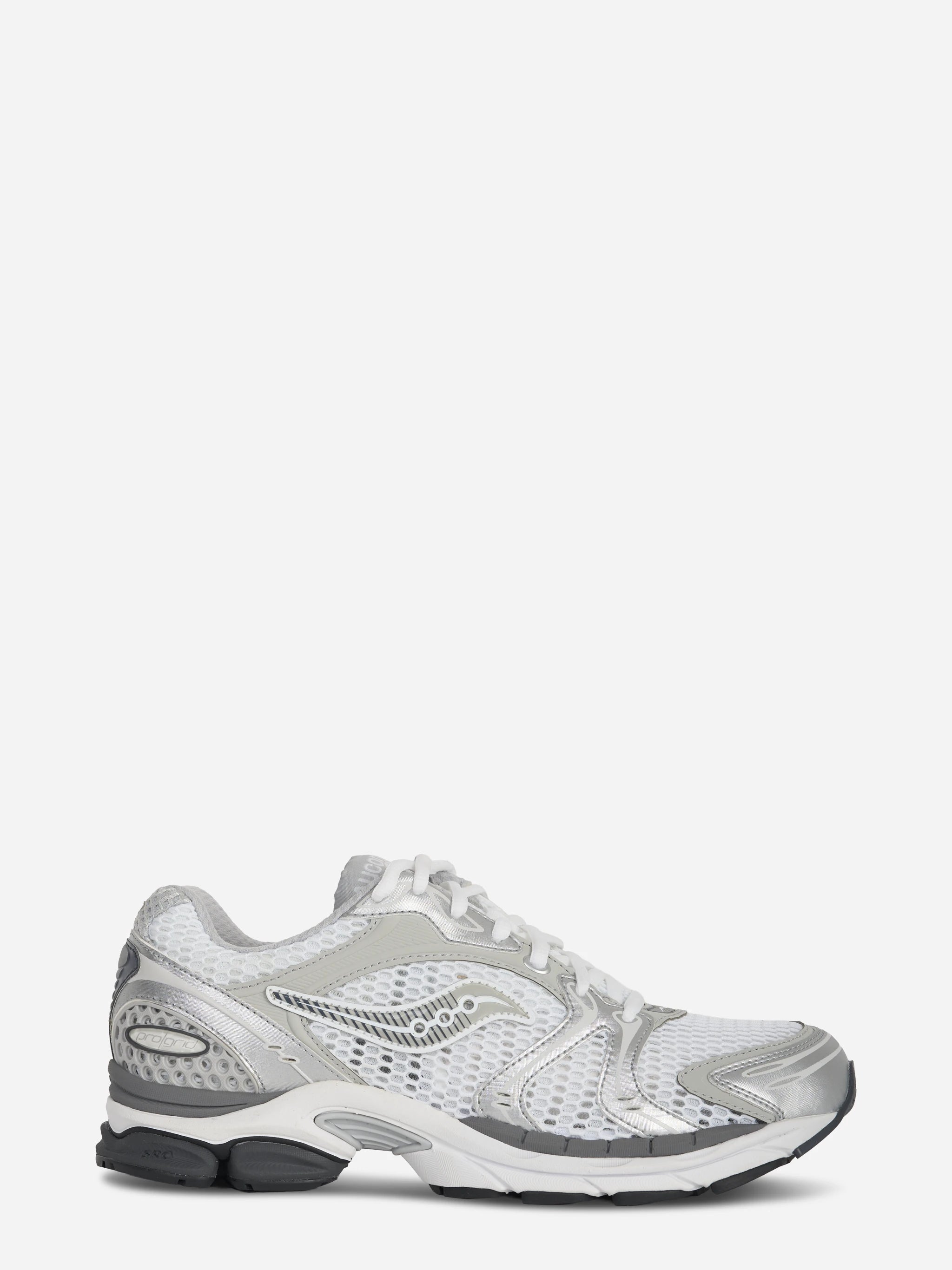 Sneakers Triumph bianche e argento