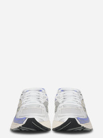 Sneakers Omni Pro Grid bianche con dettagli lilla