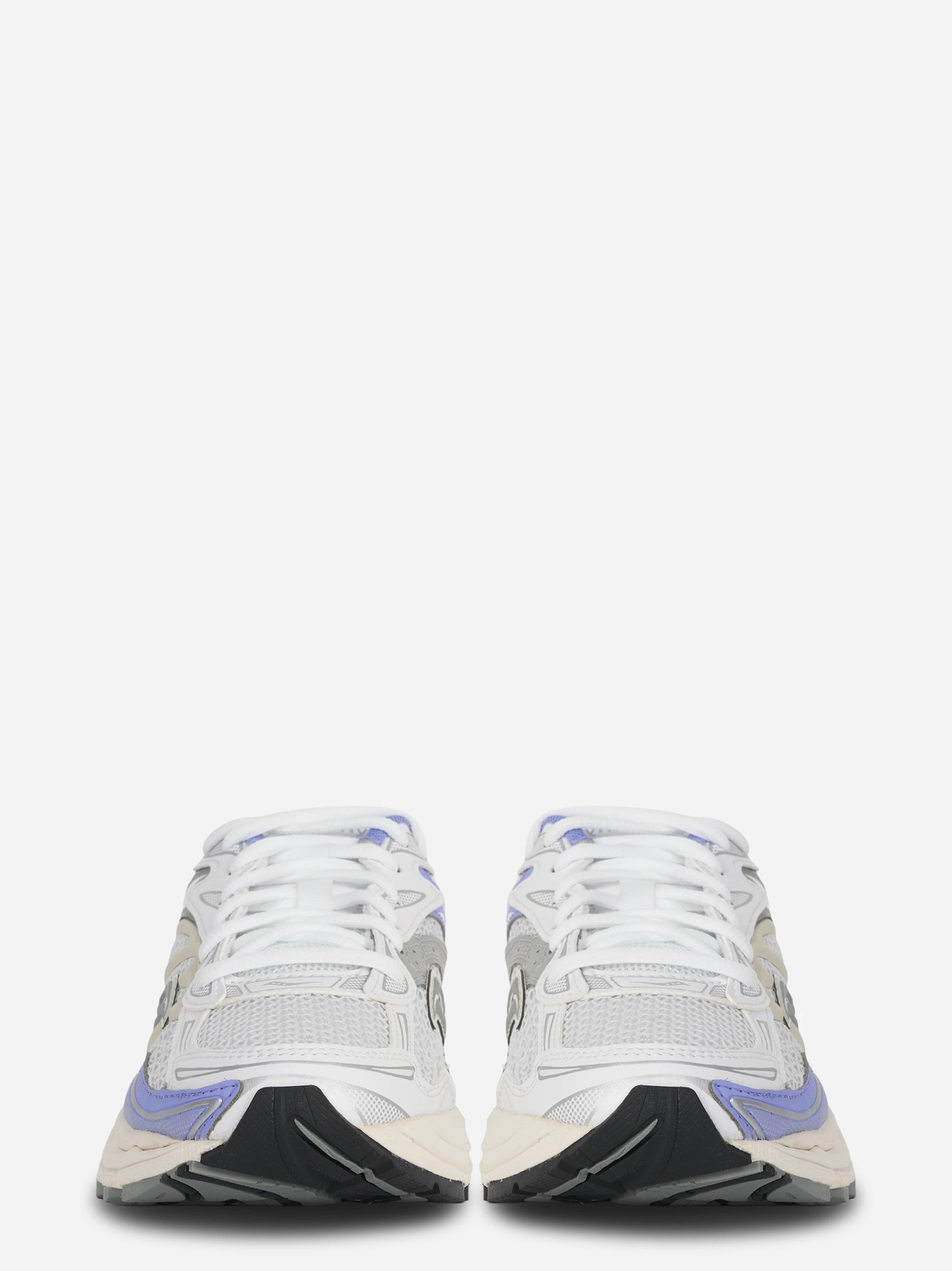 Sneakers Omni Pro Grid bianche con dettagli lilla