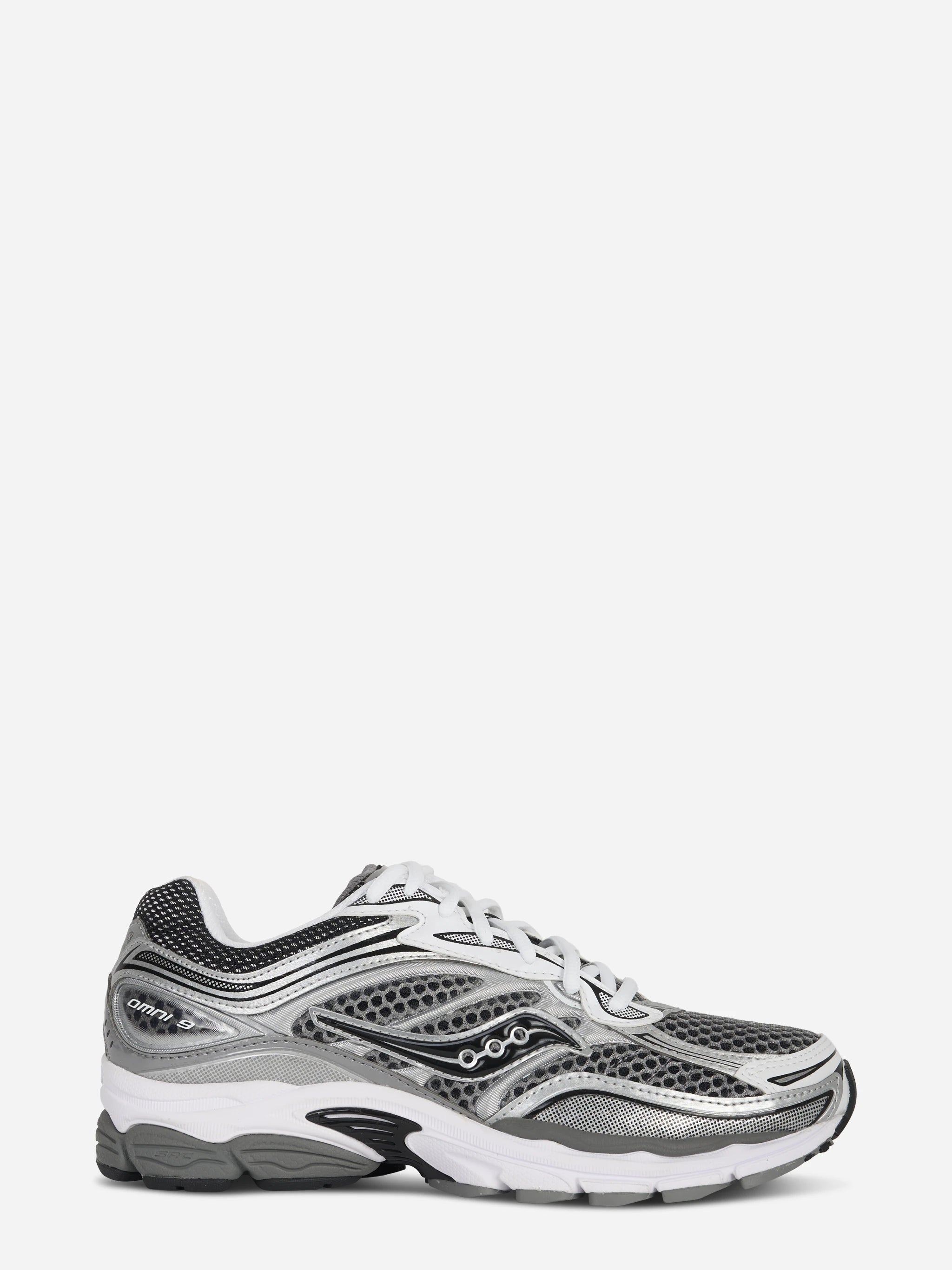 Sneakers Omni Pro Grid argento, bianco e nero