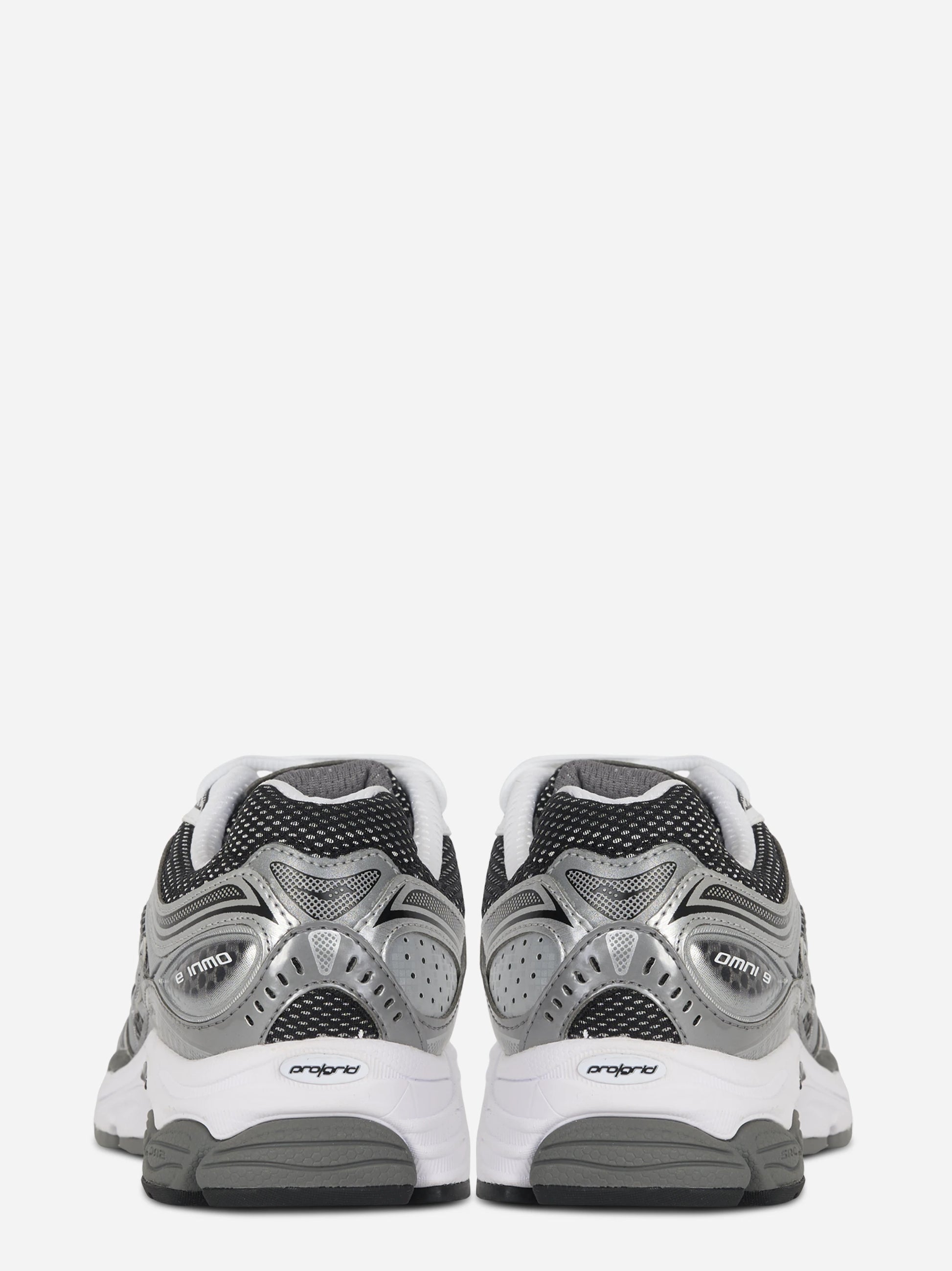 Sneakers Omni Pro Grid argento, bianco e nero