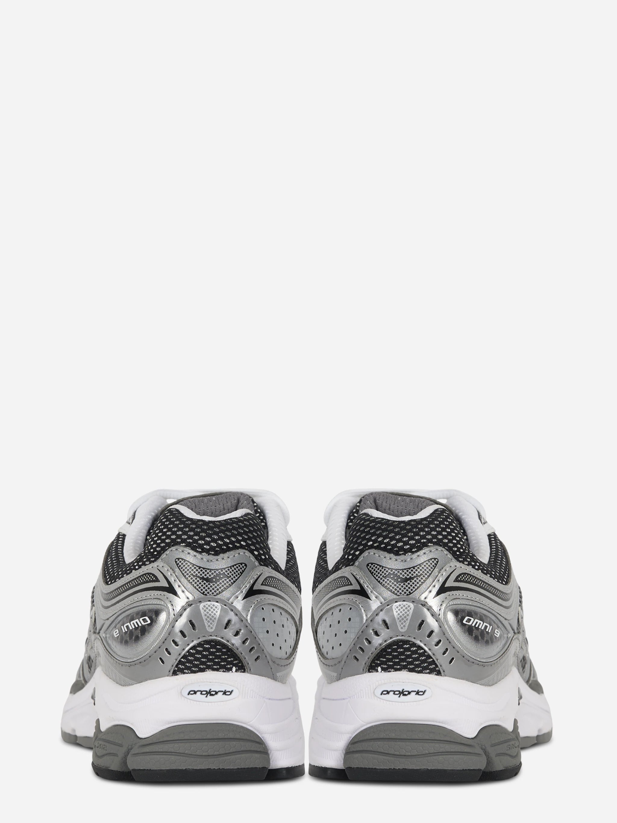 Sneakers Omni Pro Grid argento, bianco e nero