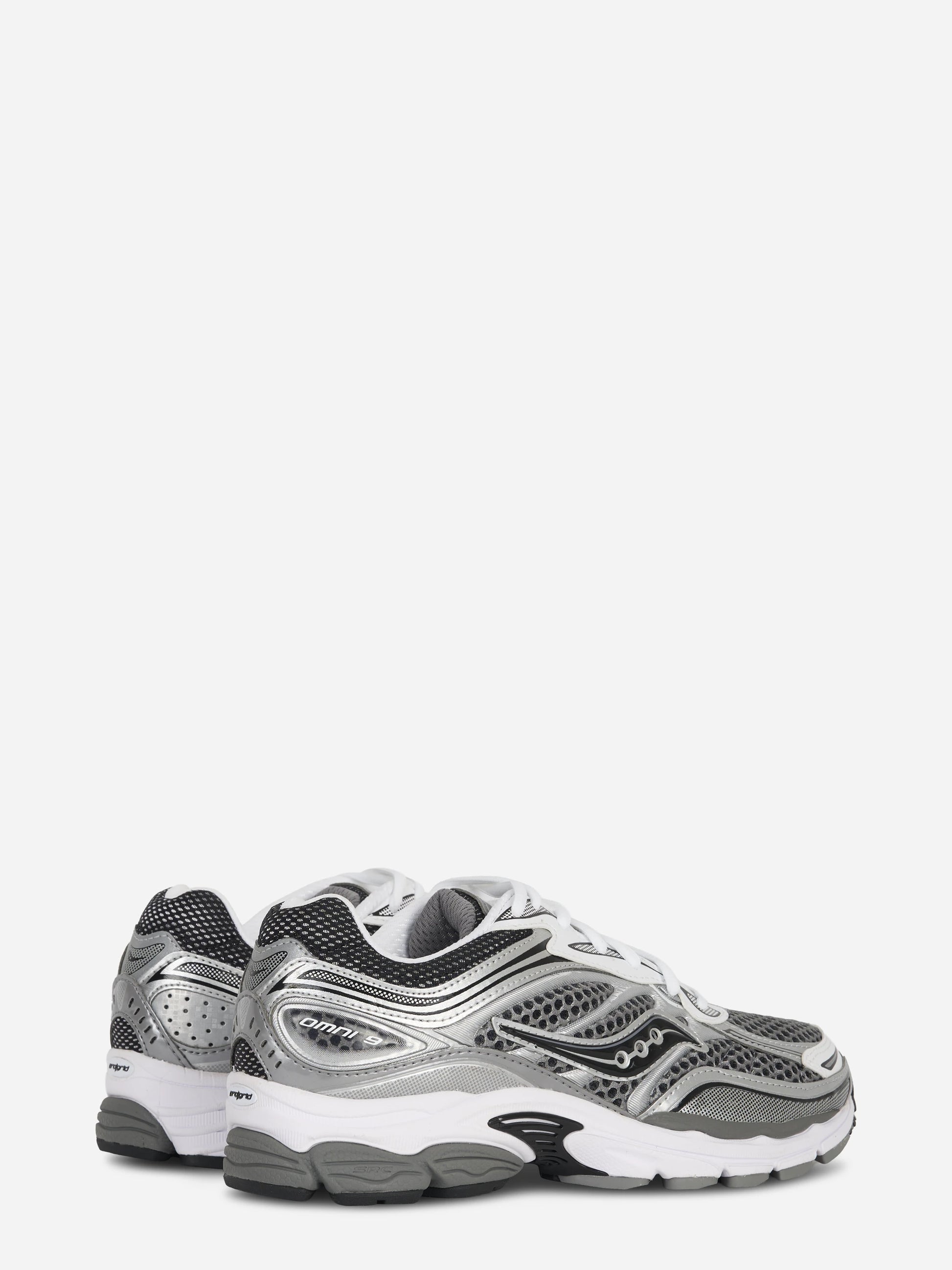 Sneakers Omni Pro Grid argento, bianco e nero