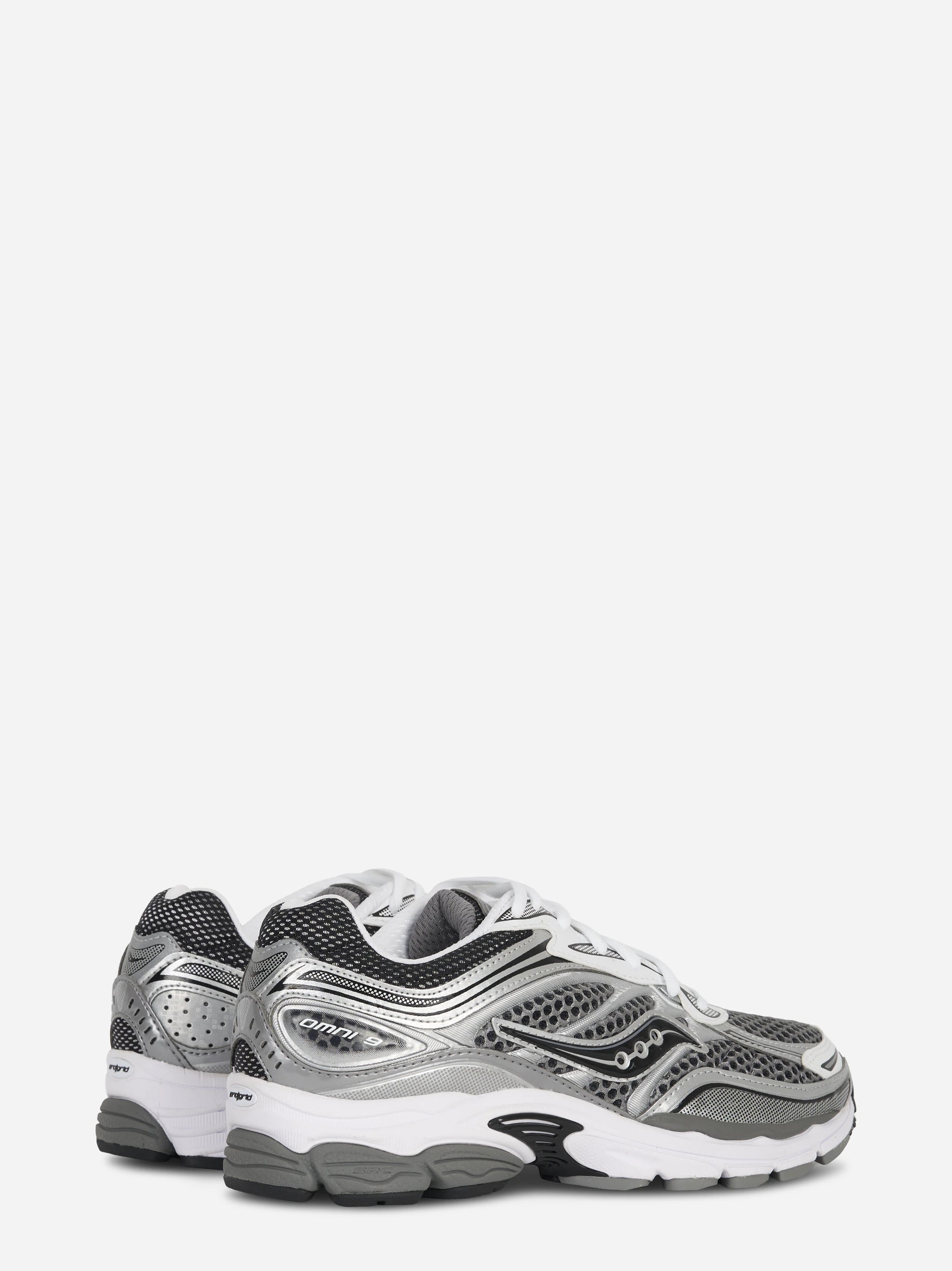 Sneakers Omni Pro Grid argento, bianco e nero