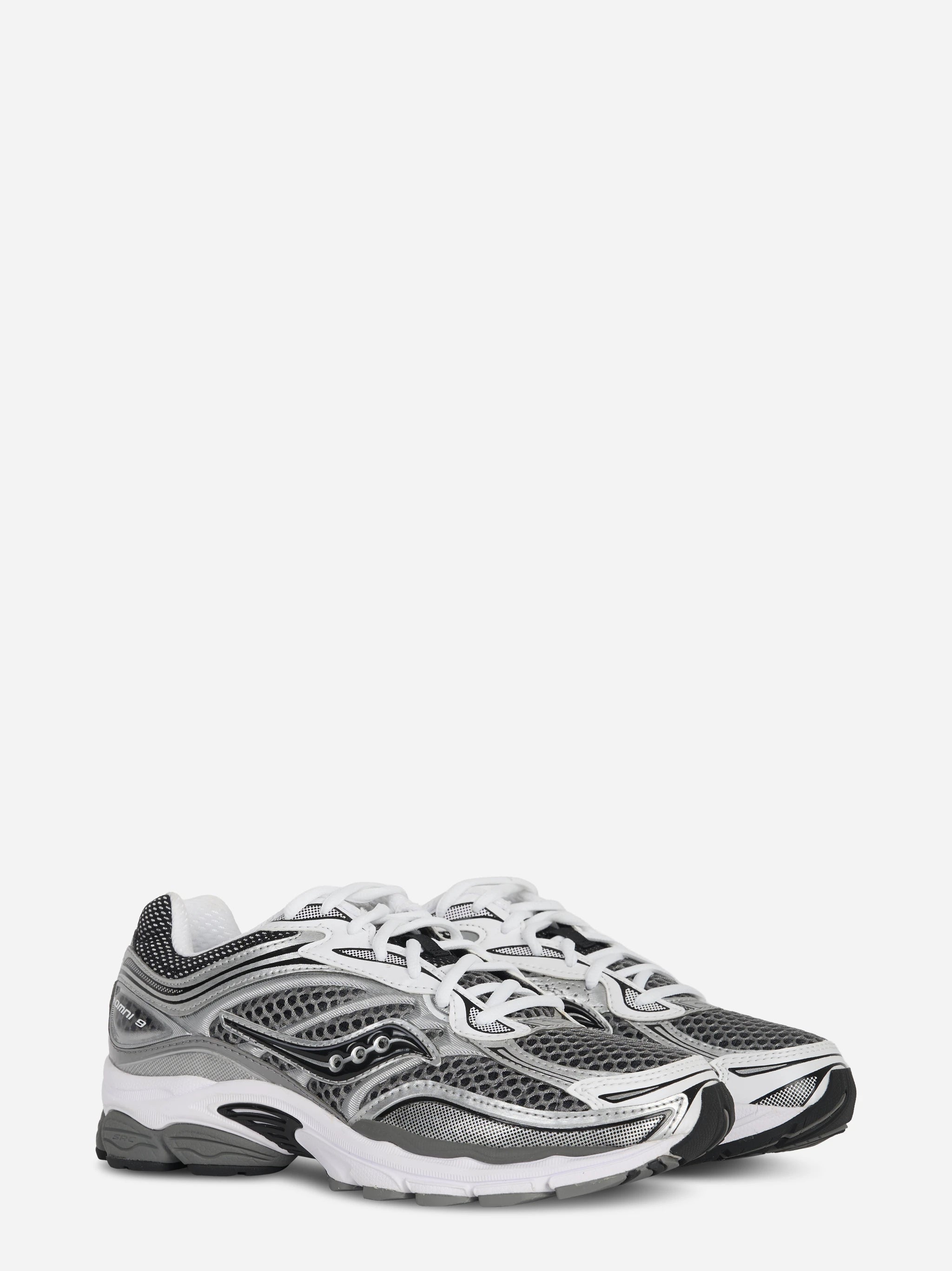 Sneakers Omni Pro Grid argento, bianco e nero