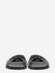 Ciabatta flat nera lucida
