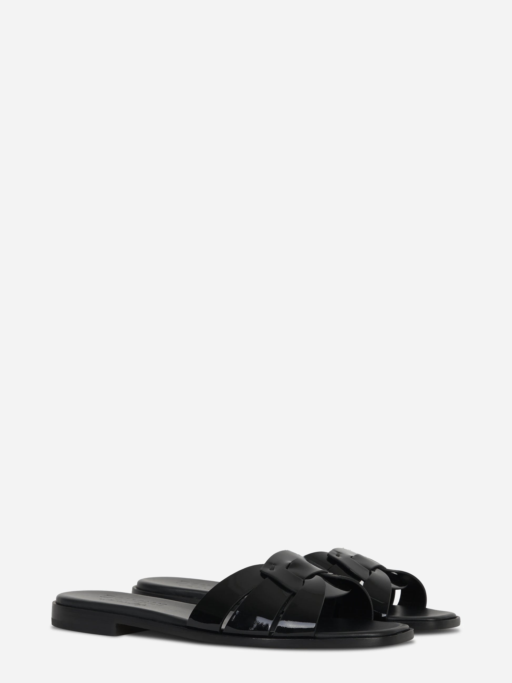 Ciabatta flat nera lucida