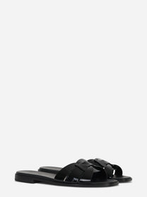 Ciabatta flat nera lucida