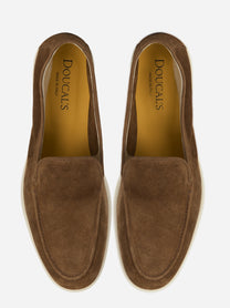 Mocassino marrone in suede