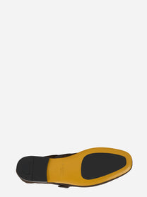 Ballerina marrone in suede