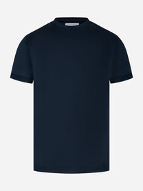T-shirt filo di scozia blu