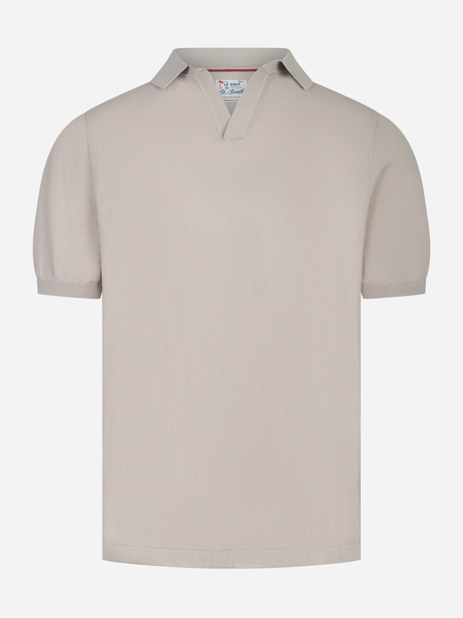 Polo skipper Sloan in cotone beige