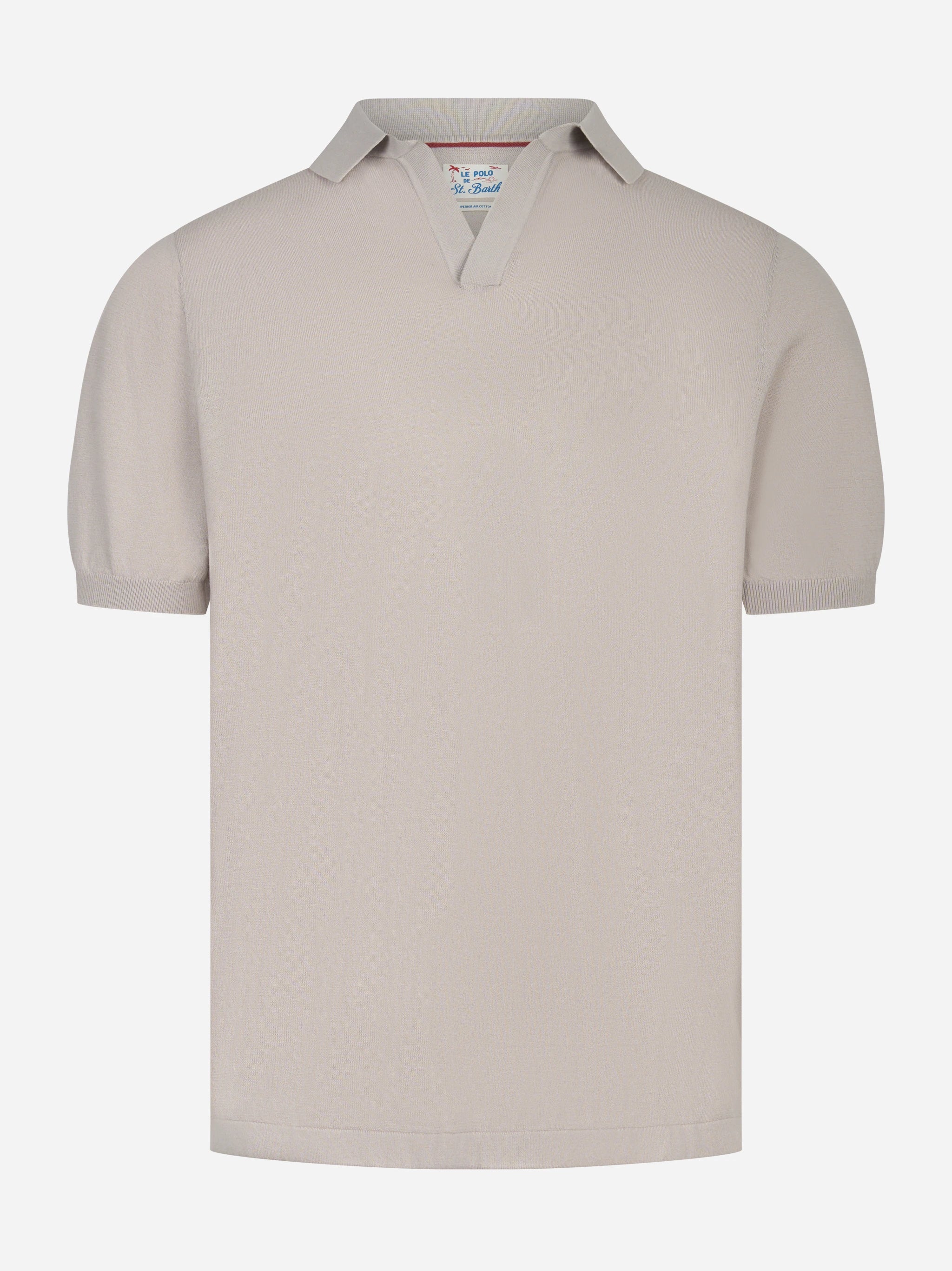 Polo skipper Sloan in cotone beige
