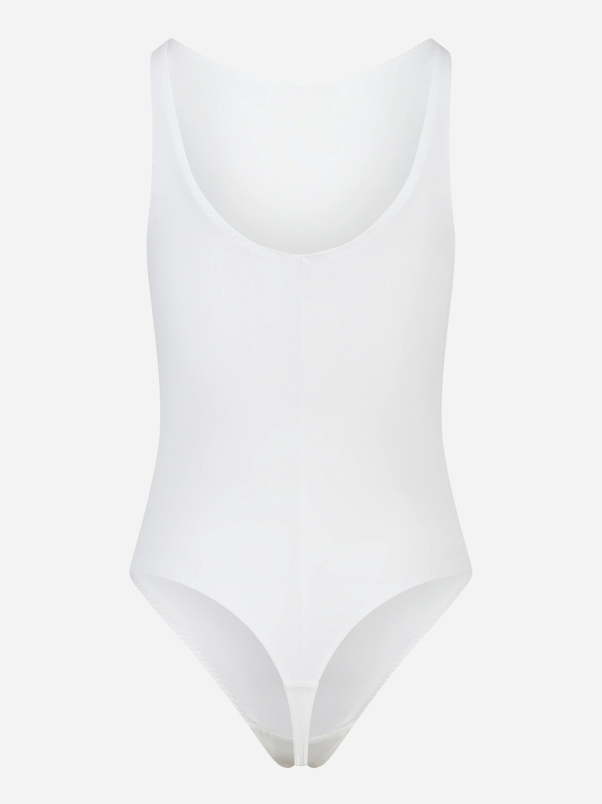 Body in jersey crepe con dettagli logo bianco