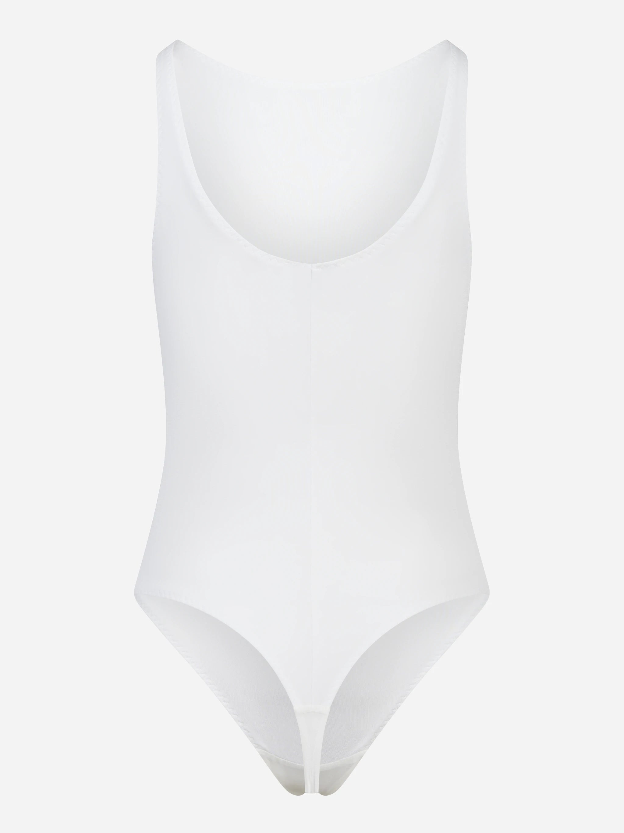 Body in jersey crepe con dettagli logo bianco