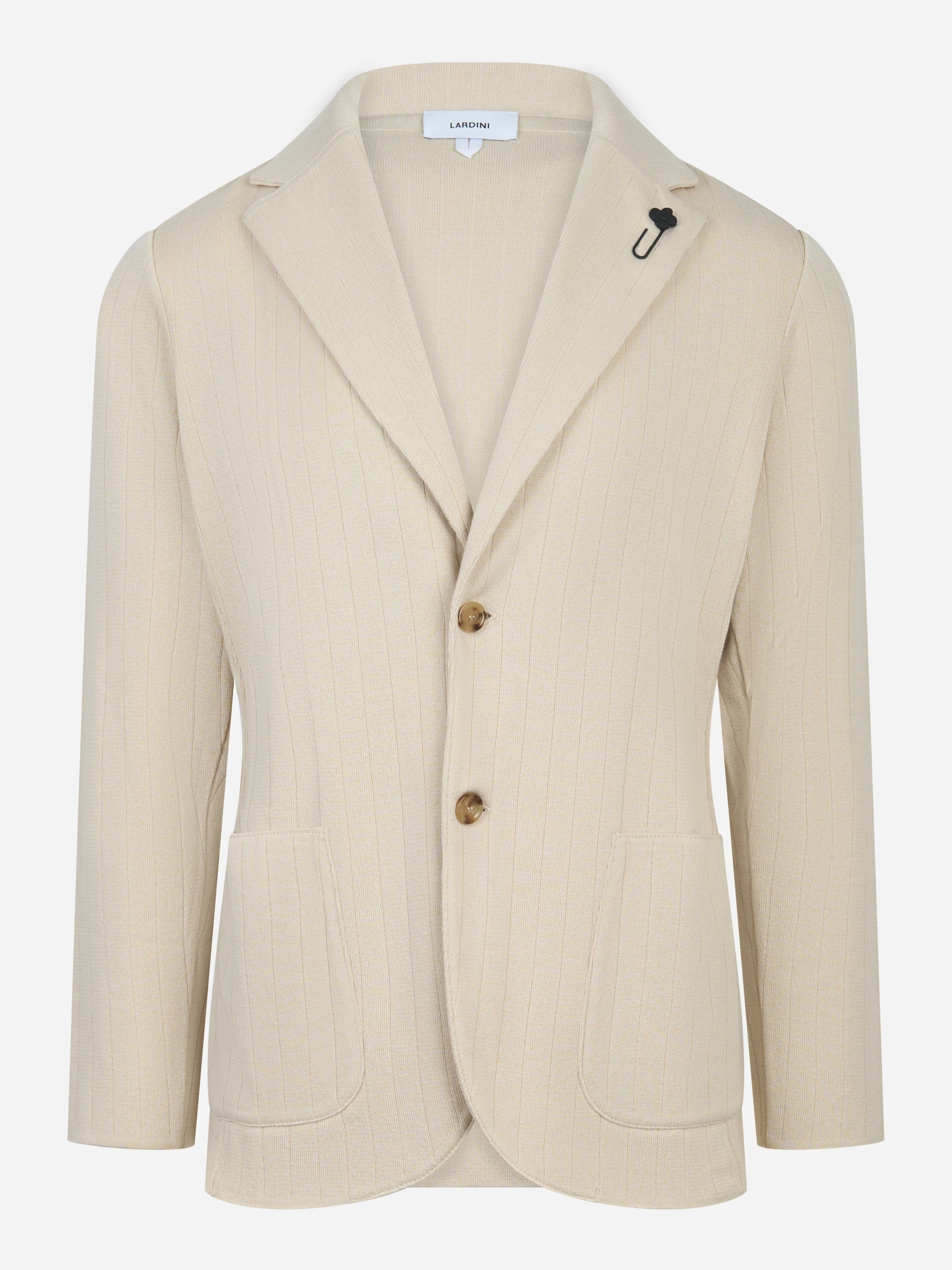 Giacca Maglia in cotone beige